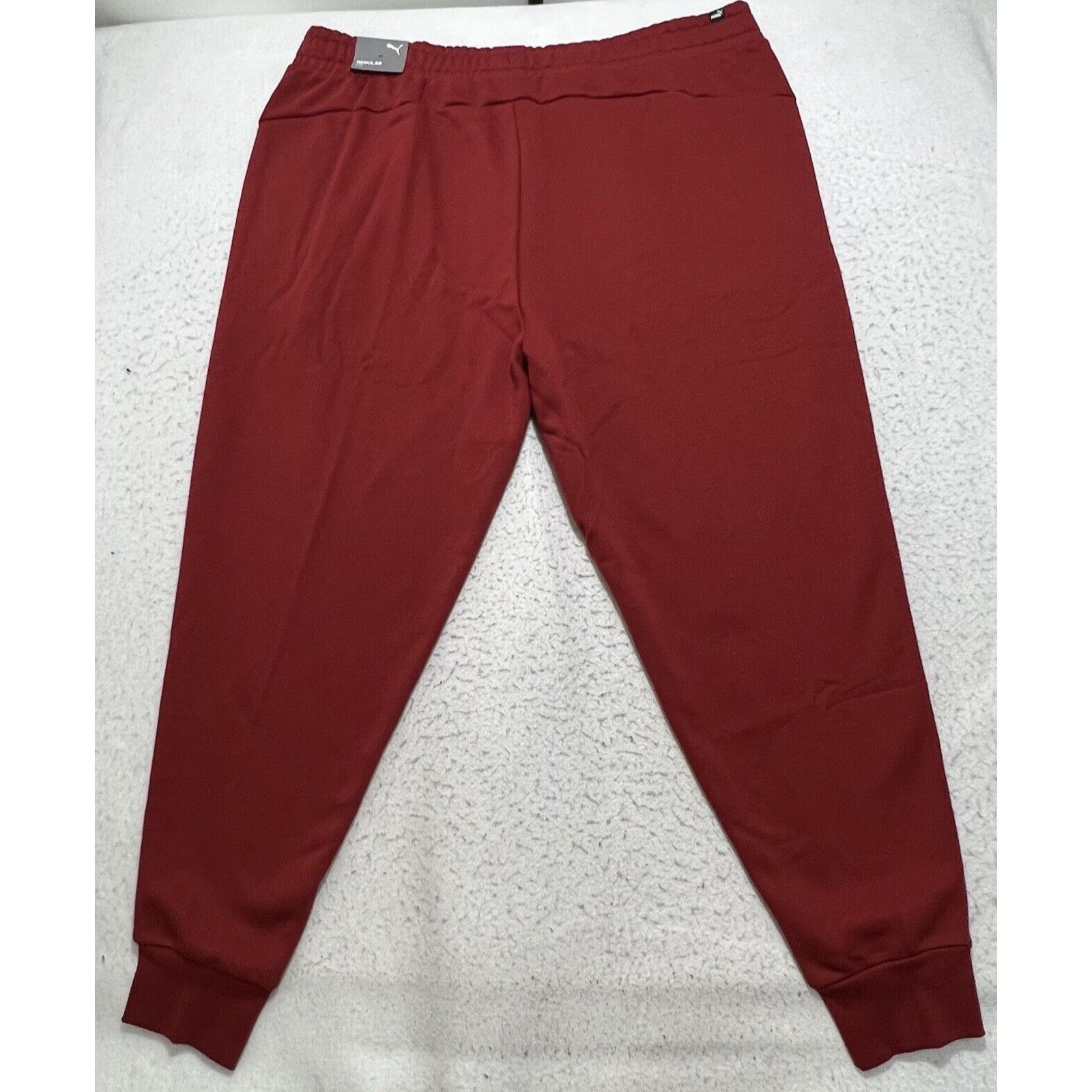 Puma PUMA Fleece Lined Athletic Jogger Drawstring Sweatpants Red Size US 44 / EU 60 - 7 Thumbnail