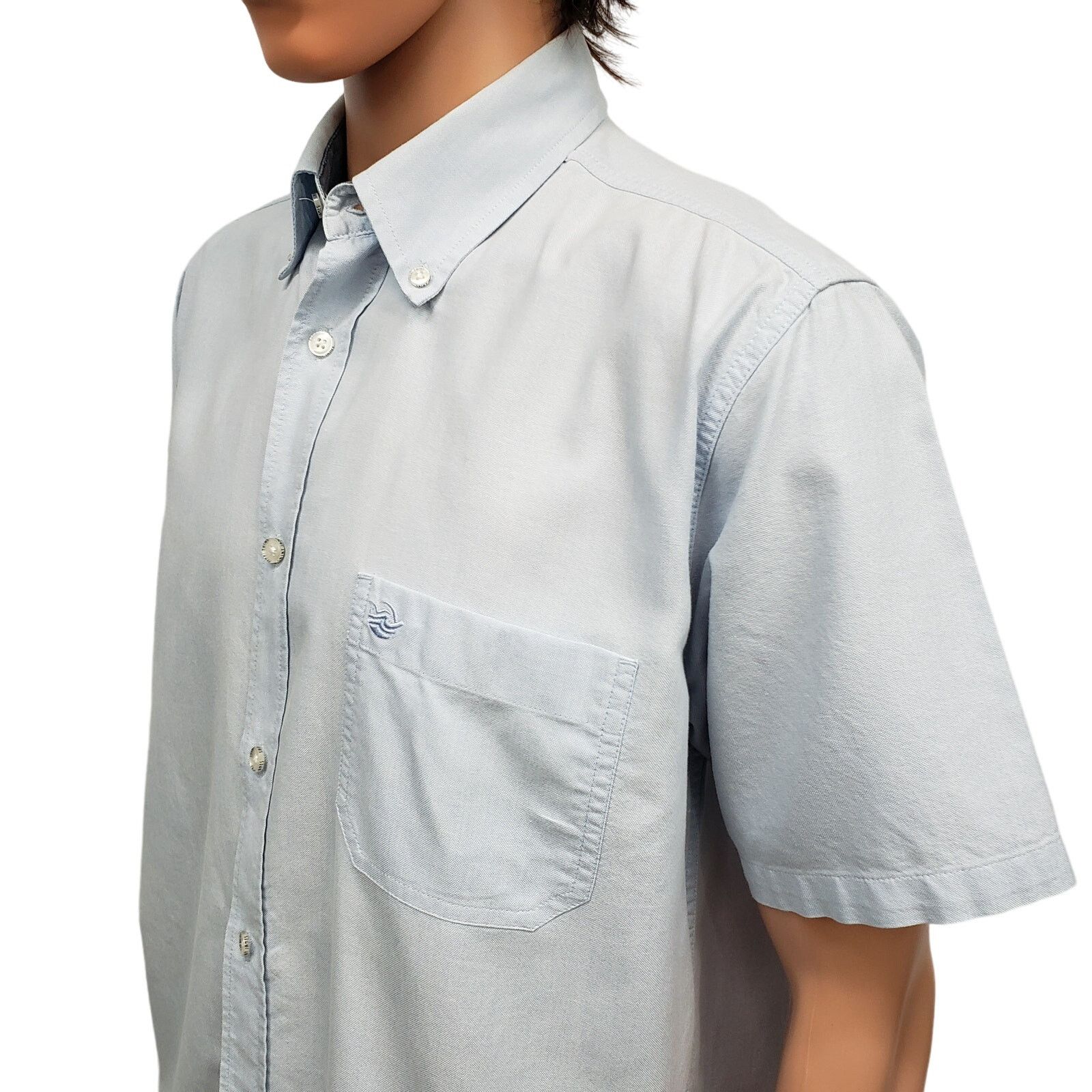 Saint James Saint James Shirt Short Sleeves Button Down Embroidered Logo Size US M / EU 48-50 / 2 - 6 Thumbnail