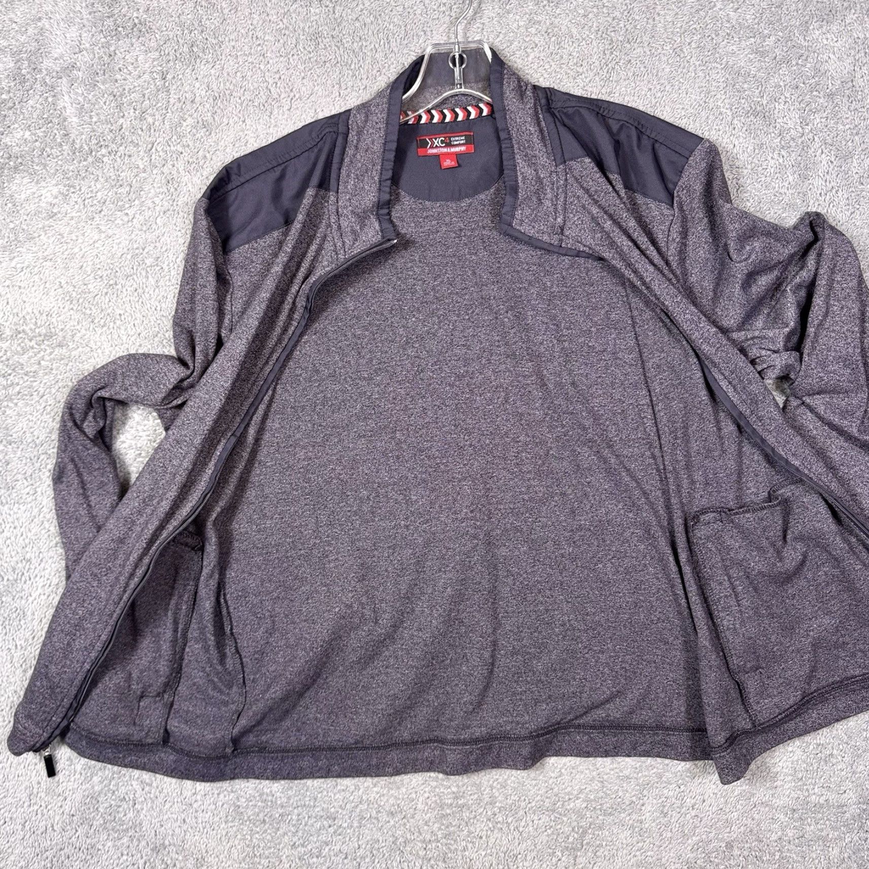 Johnston & Murphy Johnston & Murphy XC4 Extreme Comfort Jacket Men XL Bomber Full Zip Windbreaker Size US XL / EU 56 / 4 - 7 Thumbnail