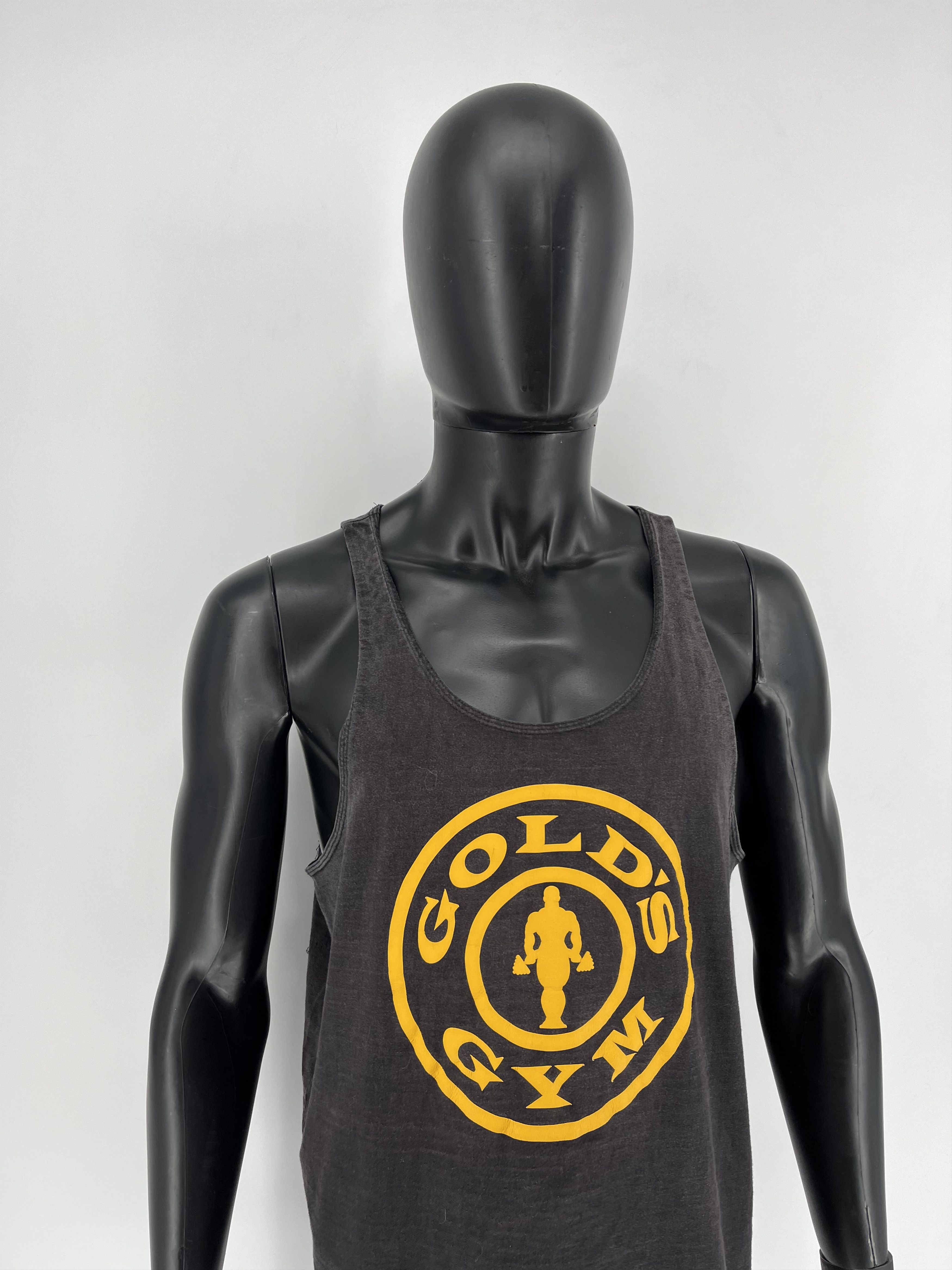 Sports Specialties Vintage 90s Gold’s Gym Red Tank Top Workout Promo Size US XL / EU 56 / 4 - 3 Thumbnail