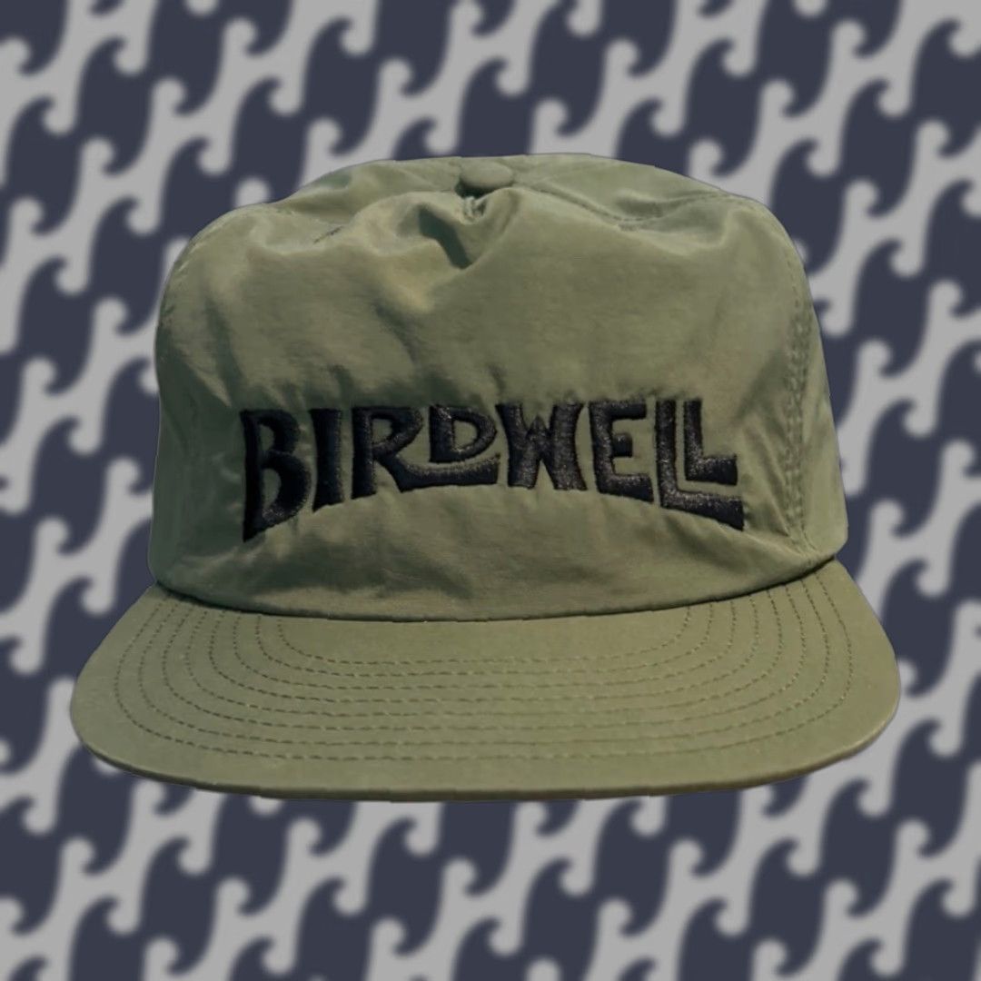 Birdwell Beach Britches Nylon Twill Snapback Hat Cap Olive Green Unisex Adults OSFA Summer Fall Spring Winter Sports Outdoor