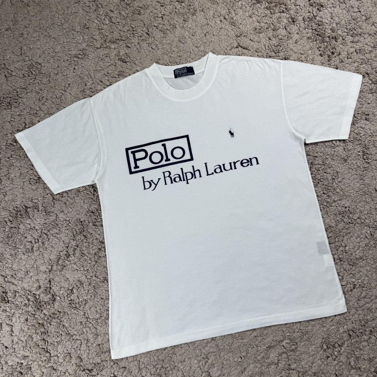 Polo Ralph Lauren Vintage Rare Polo Ralph Lauren Tag Logo T-shirt Size US L / EU 52-54 / 3 - 3 Thumbnail