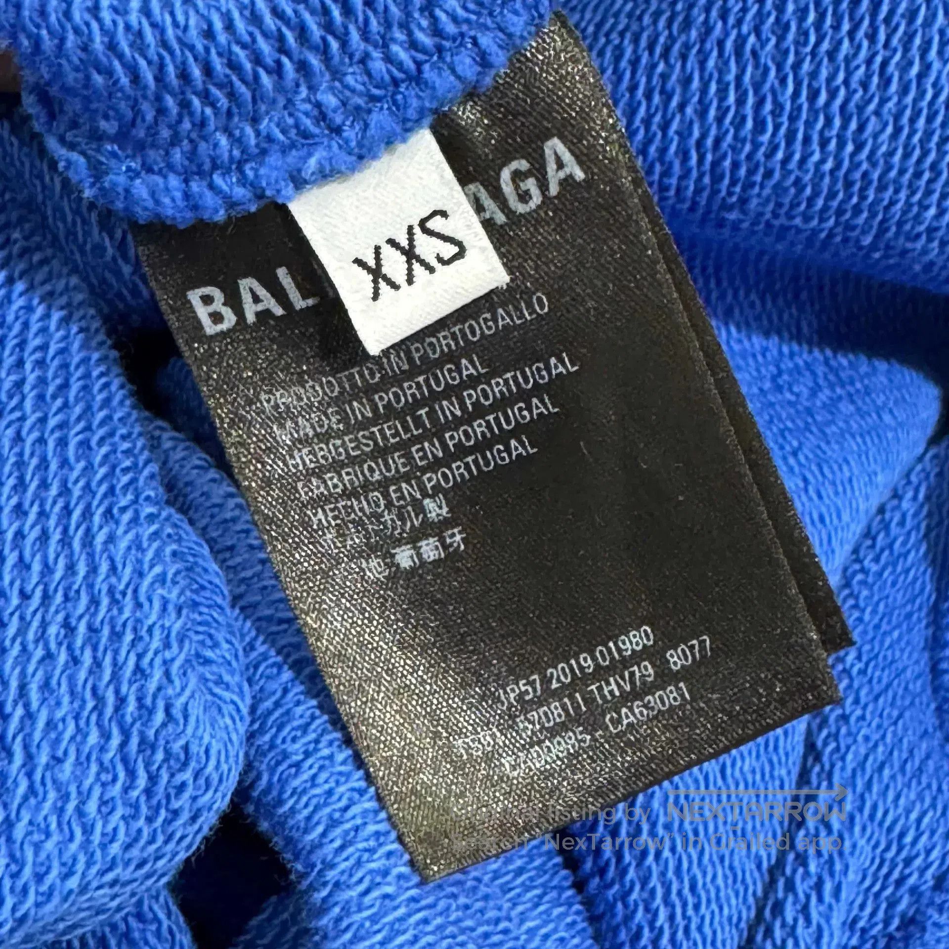Balenciaga Balenciaga Klein Blue Hoodie. Size US M / EU 48-50 / 2 - 3 Thumbnail