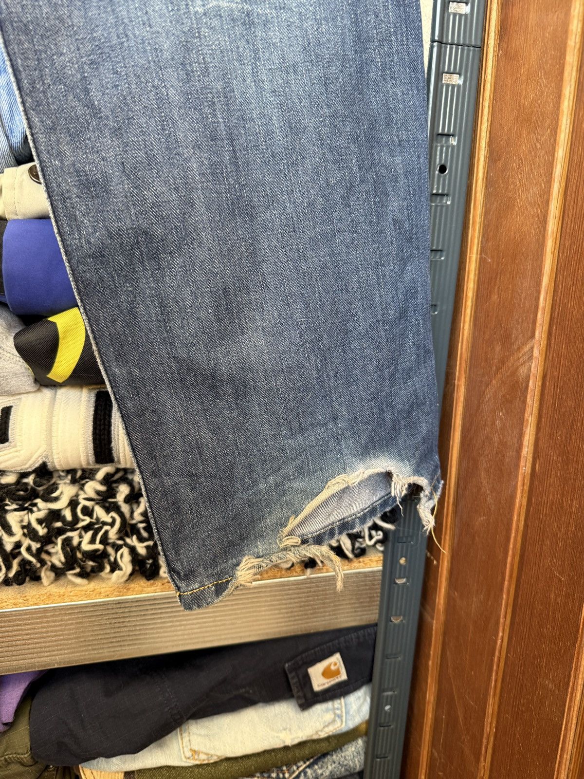 Diesel Vintage Diesel Custom Jeans Baggy Distressed Wide Japanese Size US 36 / EU 52 - 14 Thumbnail