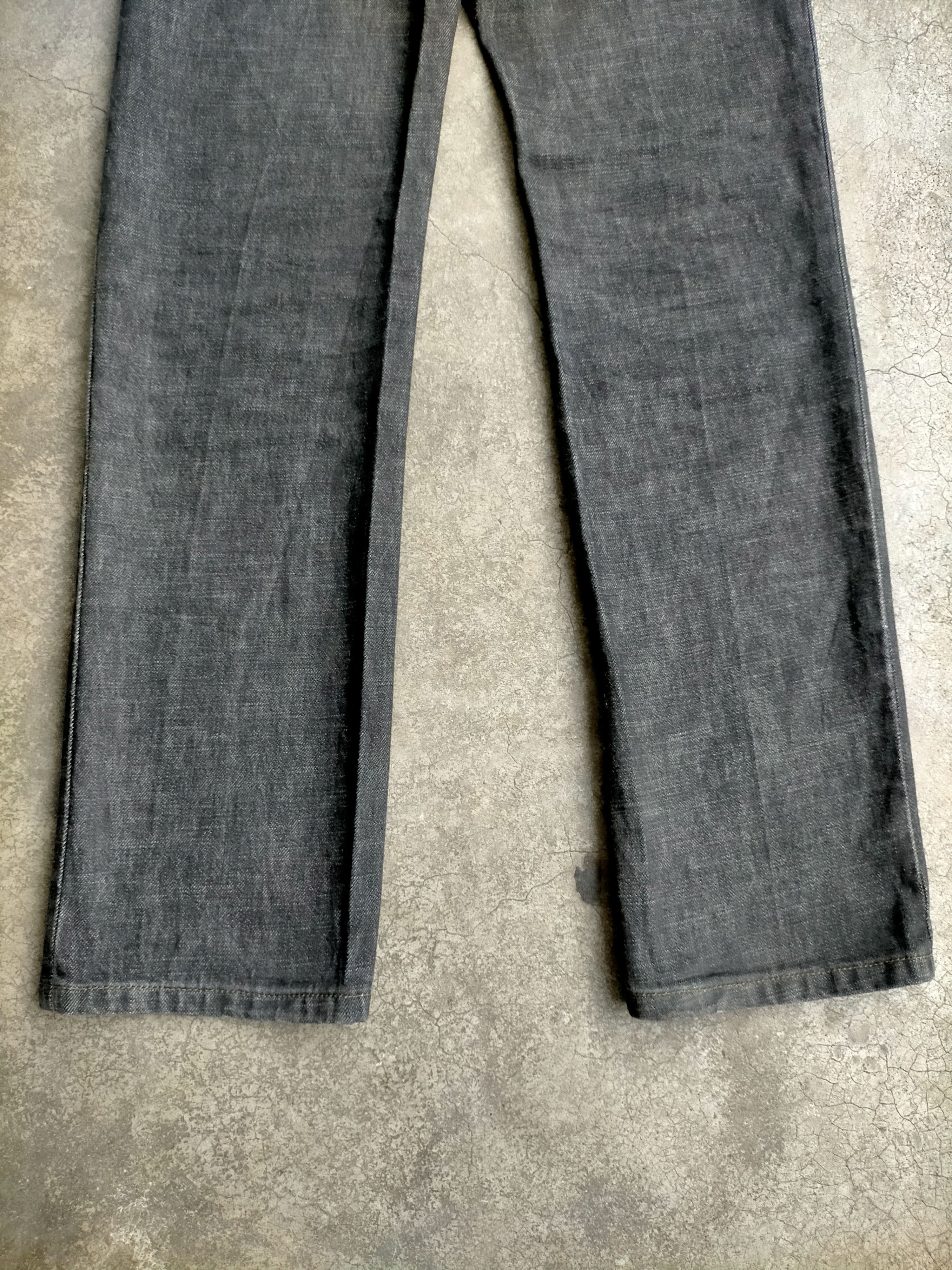 Helmut Lang Helmut Lang Made in italy Button Fly Black Jeans Size US 30 / EU 46 - 11 Thumbnail