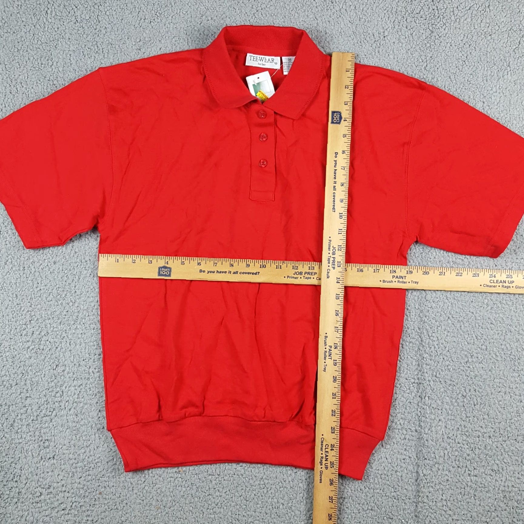 Vintage VINTAGE Tee Wear Womens Polo Shirt 90s Relaxed Fit Short Sleeve Collared Casual Sports Tennis Golf Red Medium Size M / US 6-8 / IT 42-44 - 8 Thumbnail