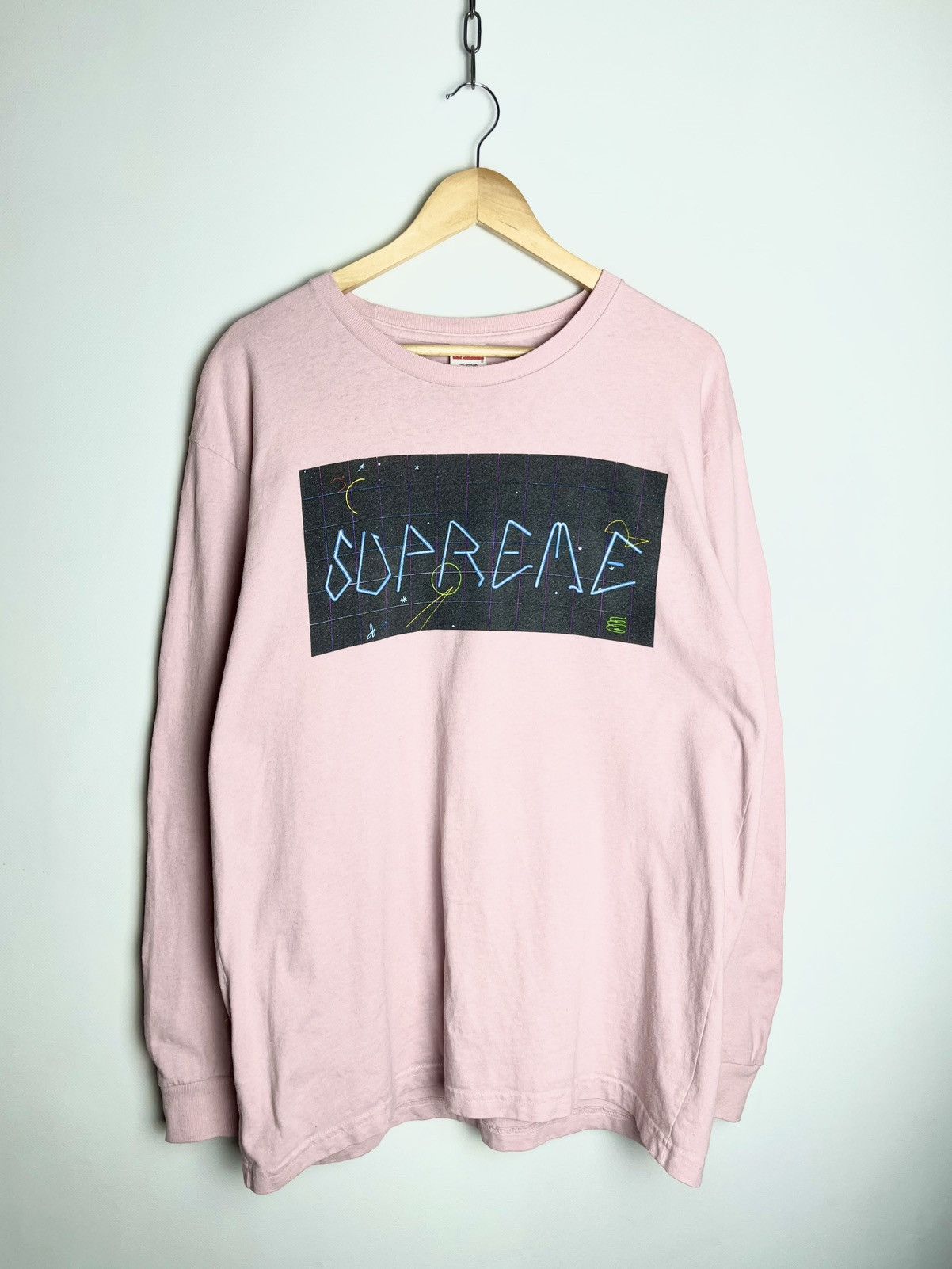 Supreme Supreme Blade Grind Dusty Pink LongSleeve Size L Size US L / EU 52-54 / 3 - 1 Thumbnail