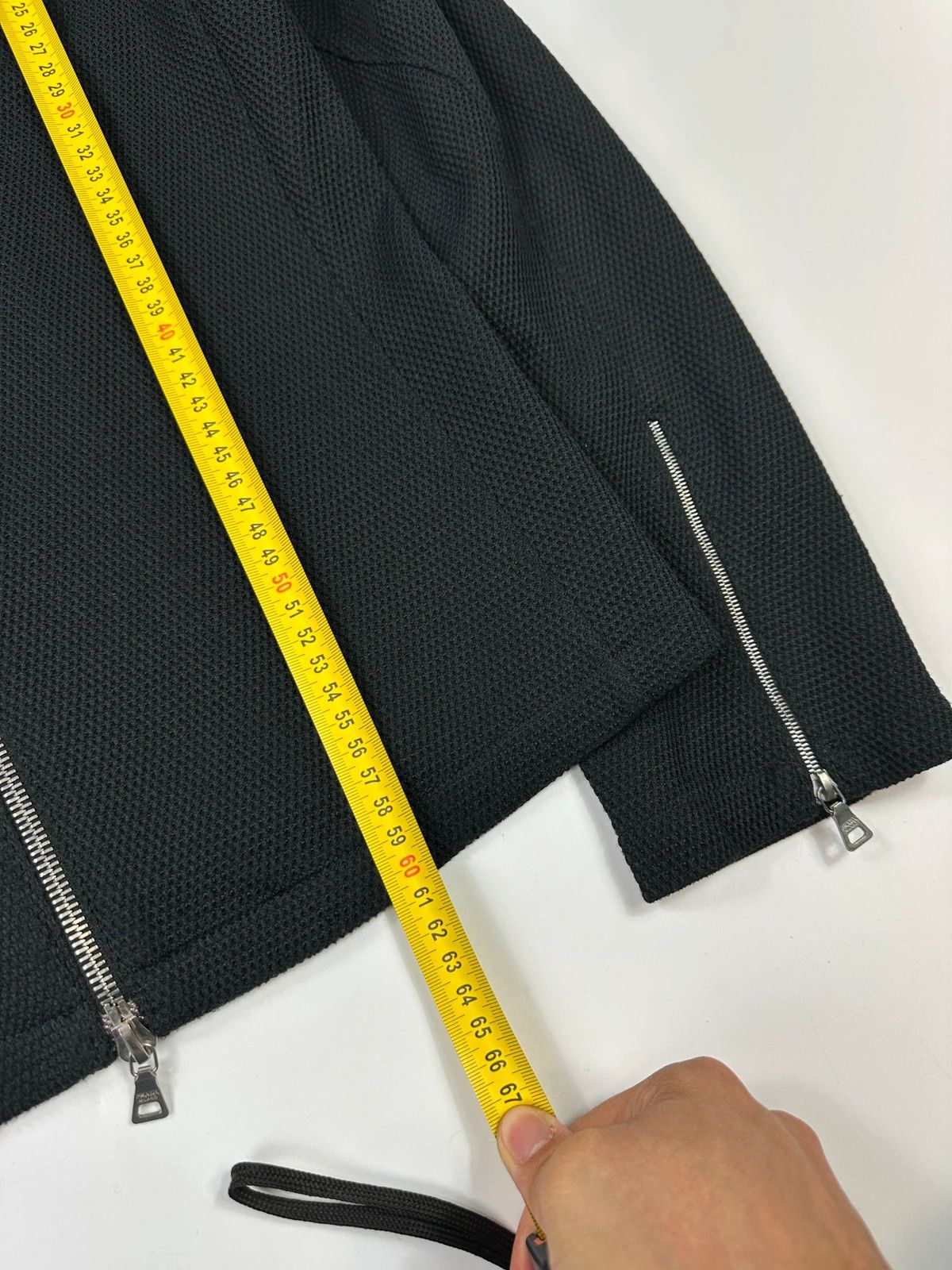 Prada Prada Milano FW1999 Black Mesh & Leather Jacket Size M / US 6-8 / IT 42-44 - 13 Thumbnail