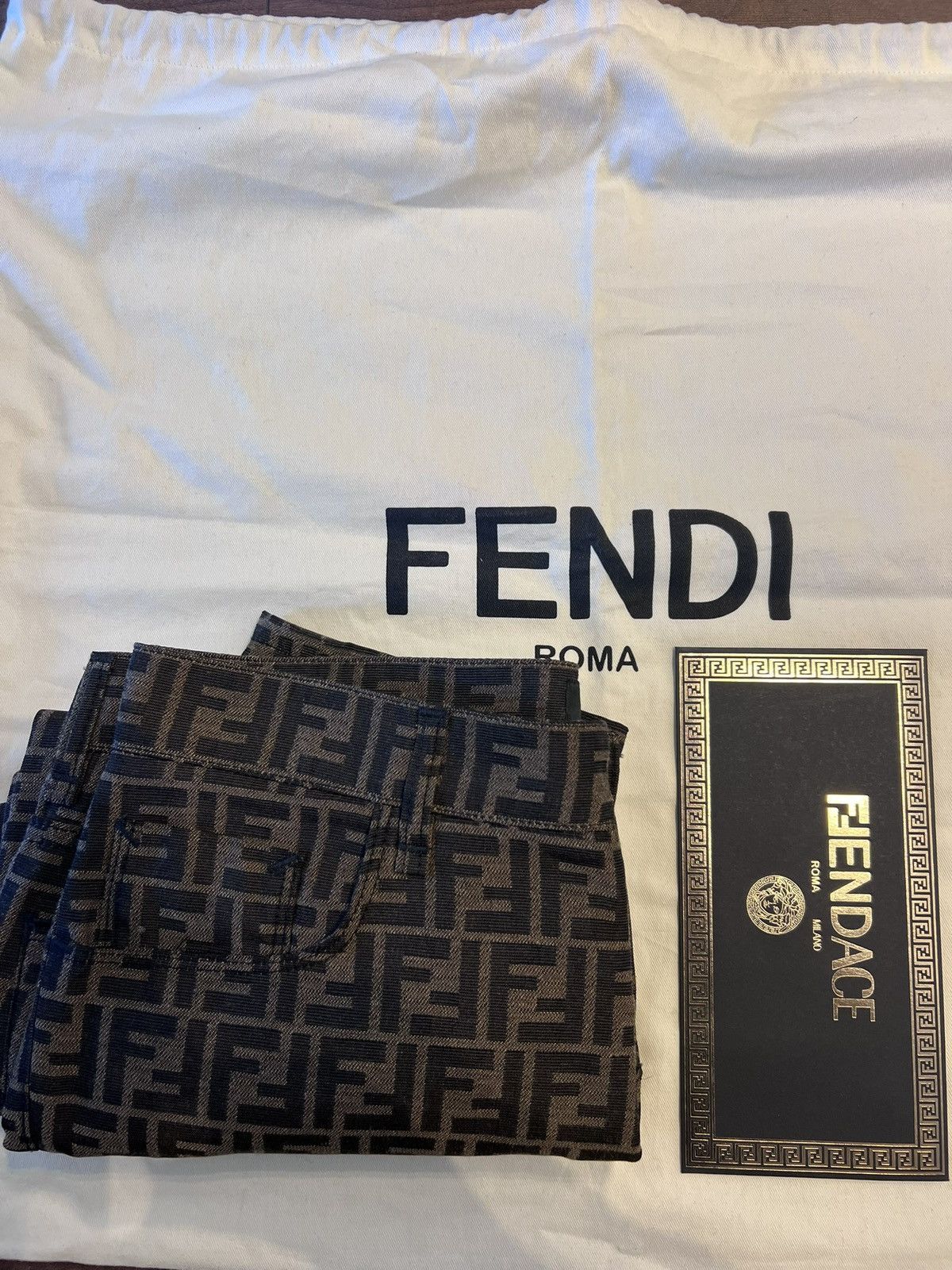 Fendi Fendi Jean Jacquard Size US 33 - 8 Thumbnail