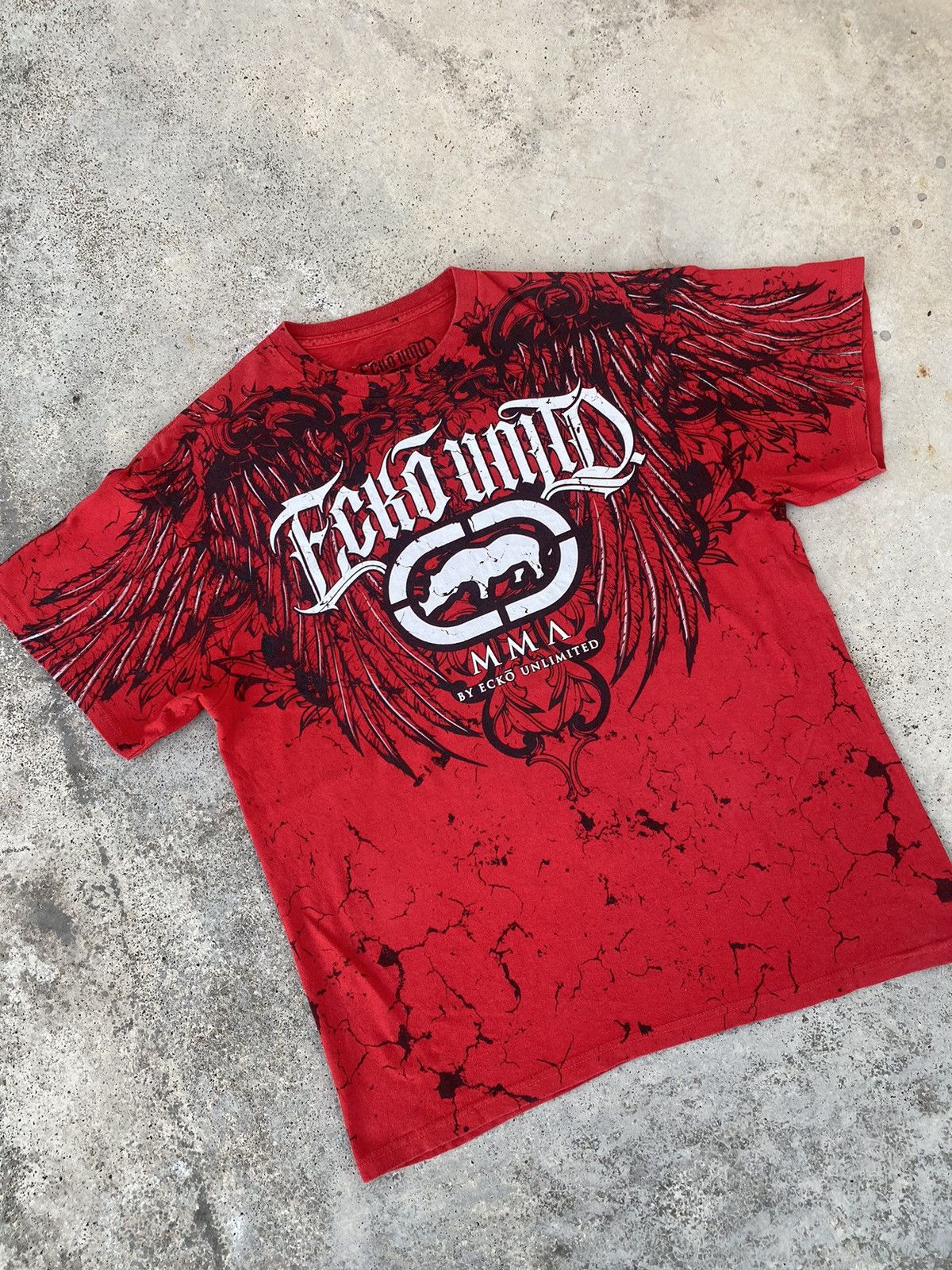 Affliction 2000s Ecko Unltd Affliction Styled AOP Size US L / EU 52-54 / 3 - 3 Thumbnail