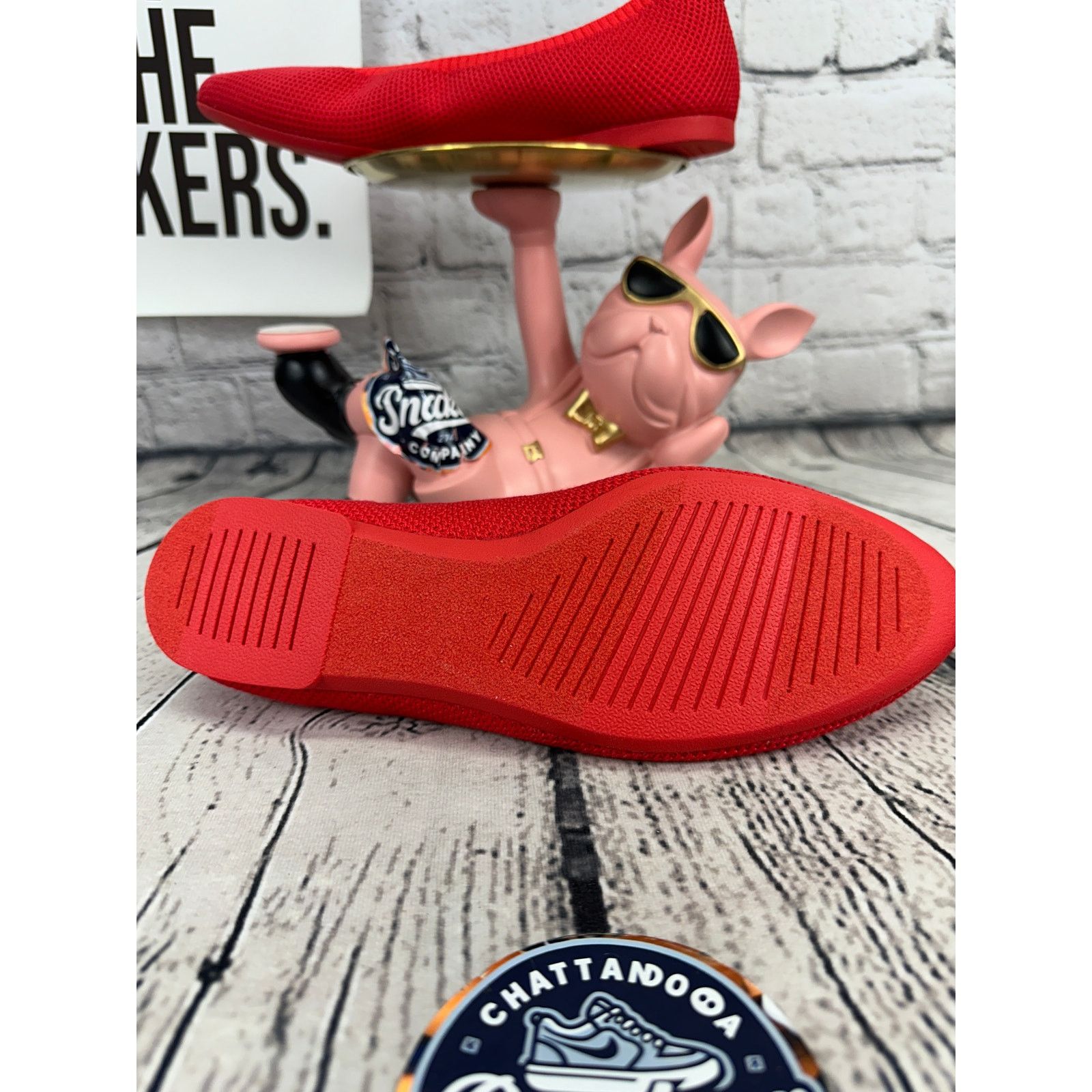Allbirds Allbirds Tree Breezers Womens 7 Red Slip On Ballet Flats Size US 7 / IT 37 - 7 Thumbnail