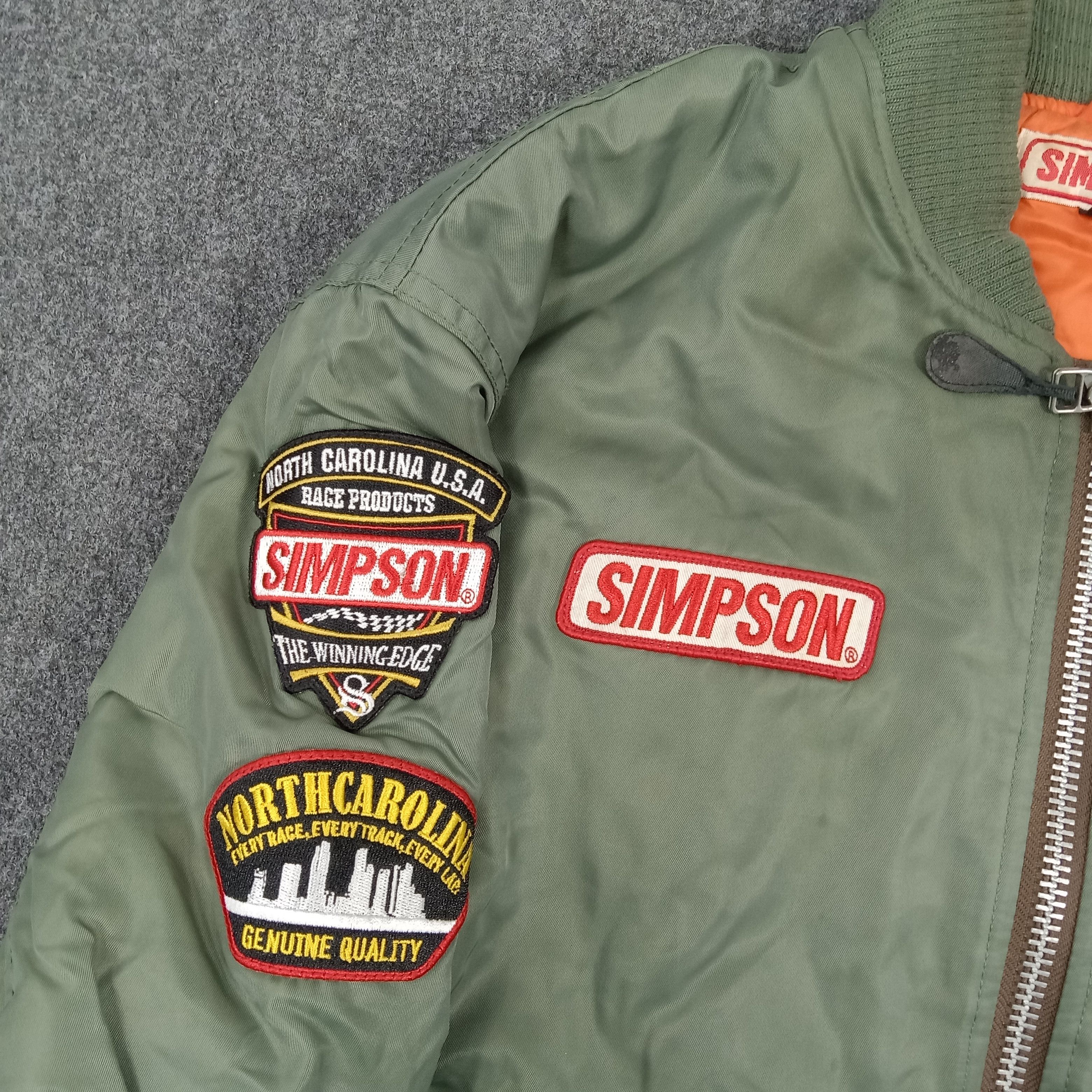 Vintage Simpson North Carolina Motorsports Racing Jacket Size US L / EU 52-54 / 3 - 7 Thumbnail