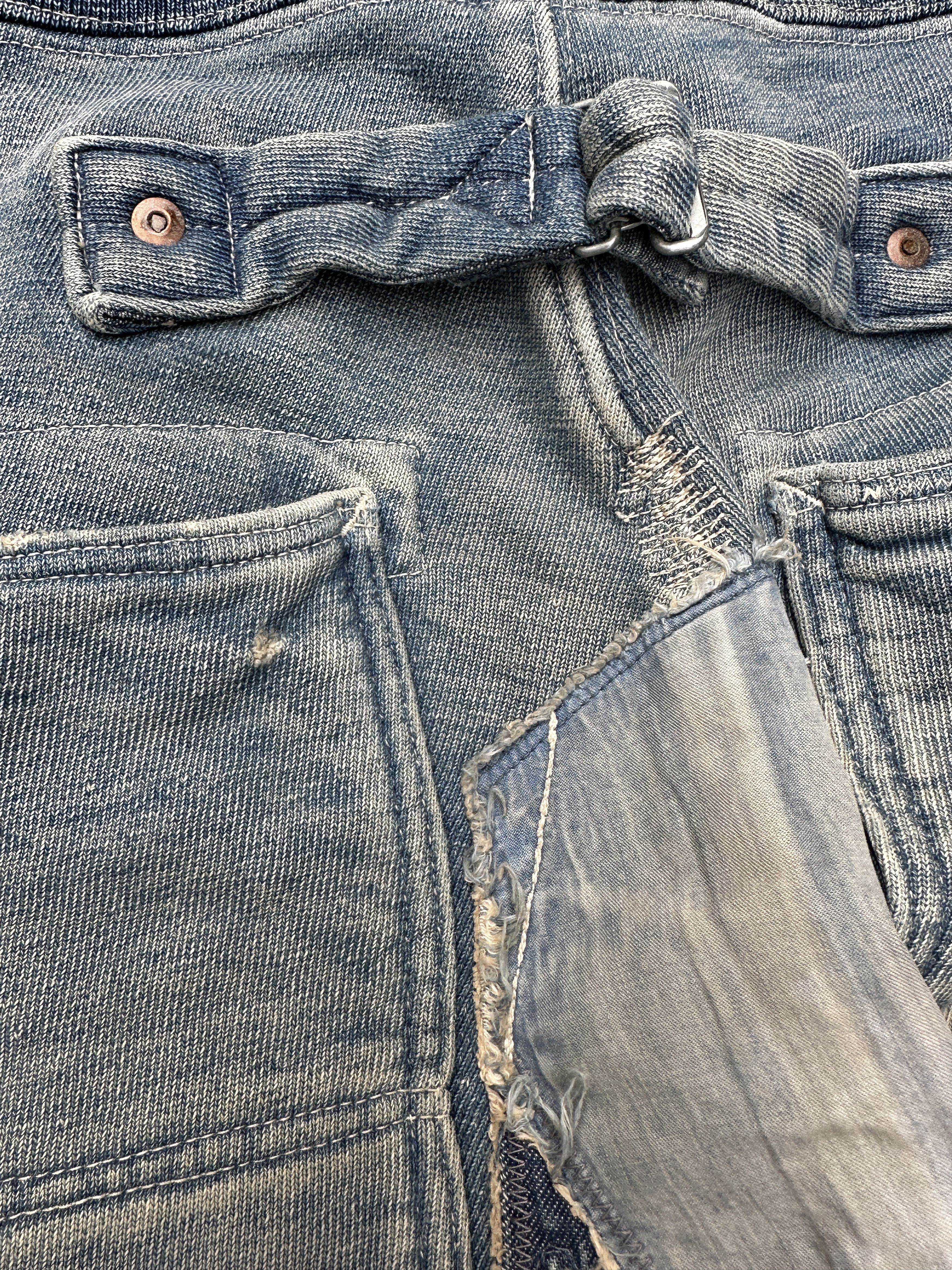 Kapital 2009 Buckleback denim Old man and the sea Boro Sweatpants Size US 36 / EU 52 - 11 Thumbnail