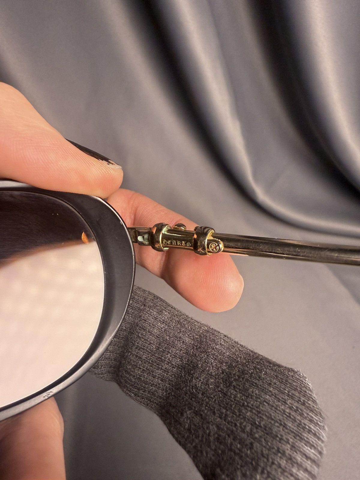 Chrome Hearts Chrome Hearts “Jackwacker II” Aviator Sunglasses Size ONE SIZE - 11 Thumbnail