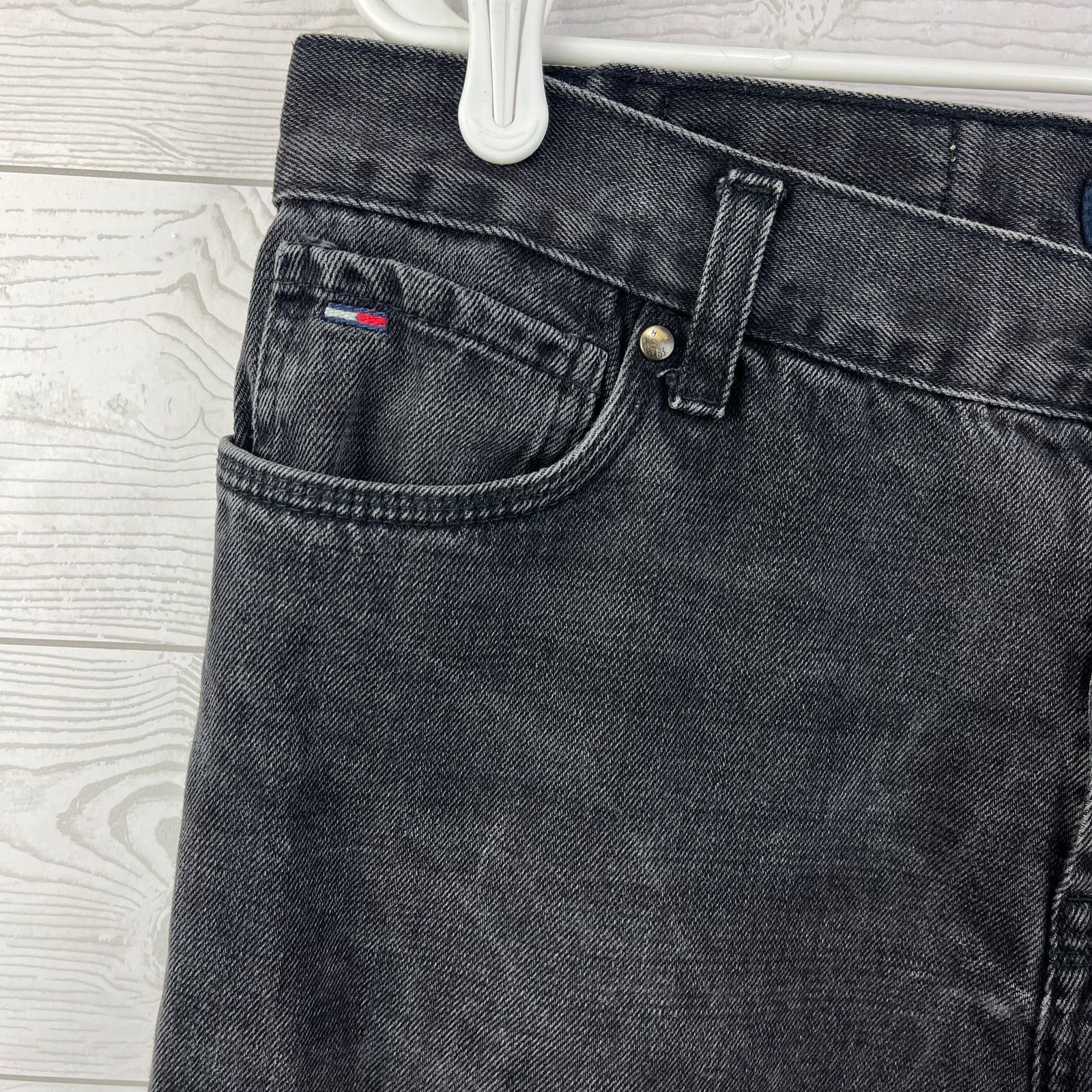 Tommy Hilfiger Tommy Hilfiger Custom Straight Black Jeans 34x30 Faded Denim Size US 34 / EU 50 - 5 Thumbnail