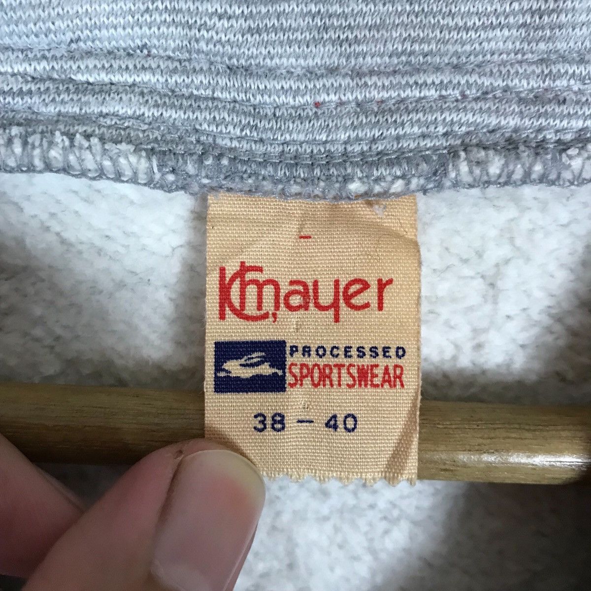 Vintage Vintage K. Mayer Chicago Spell Out Quarter Button Pullover Size US L / EU 52-54 / 3 - 6 Thumbnail
