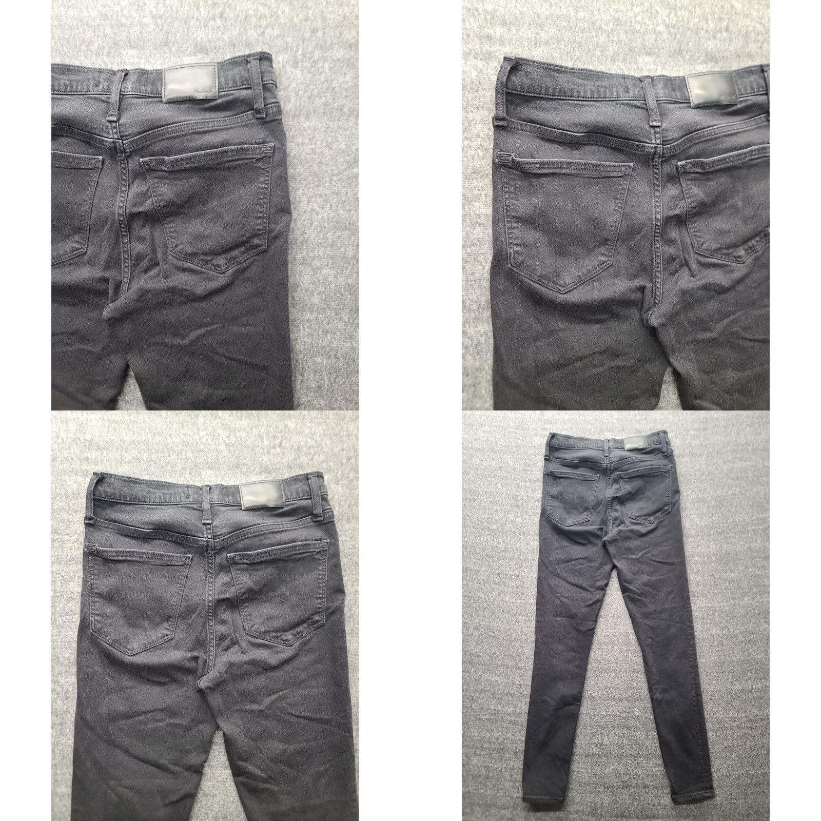 Madewell Madewell Roadtripper Jeans Womens T27x30 Regular High Rise Stretch Black Size 27" / US 4 / IT 40 - 9 Thumbnail