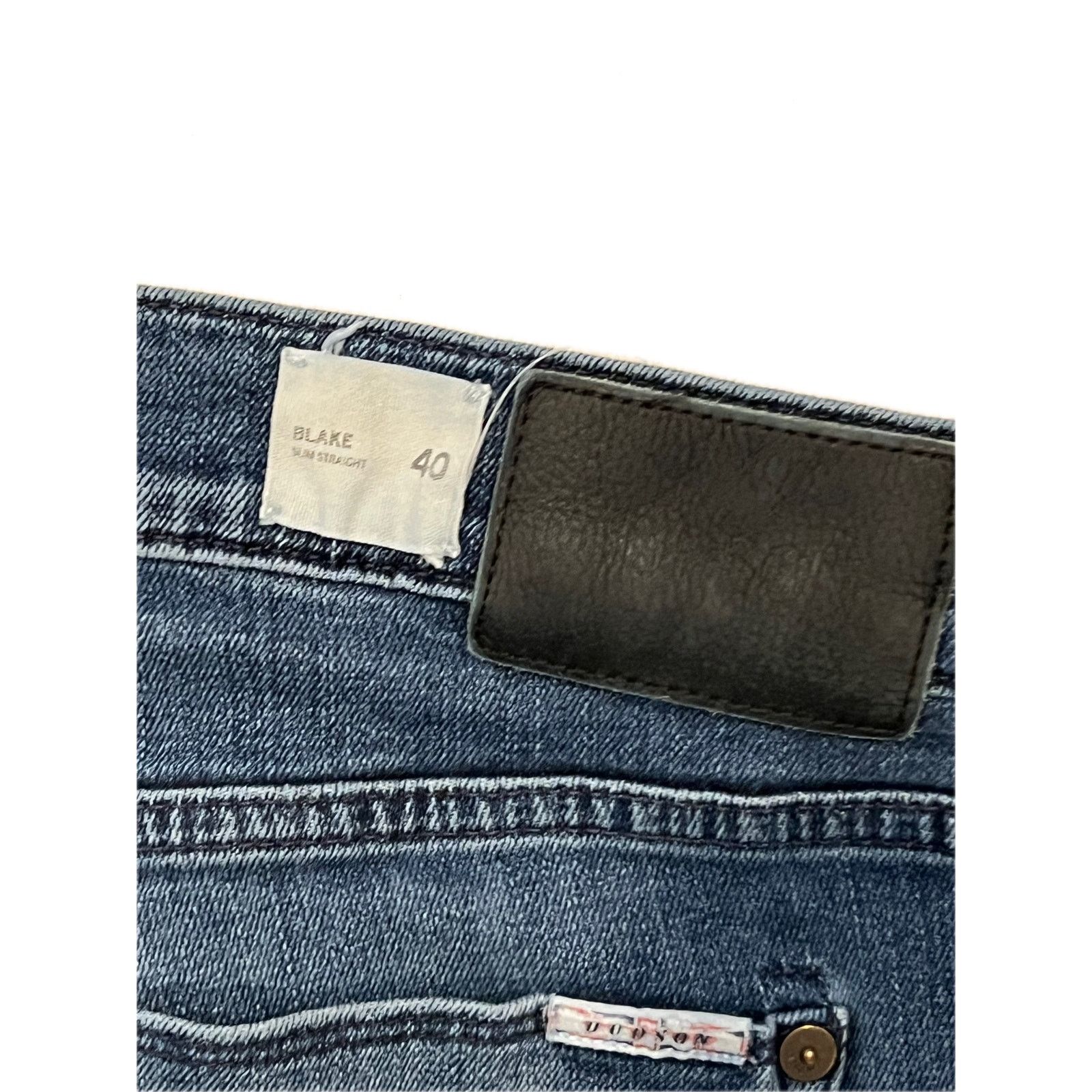 Hudson Hudson Blake Slim Straight Jeans Mens 40x33 Size US 40 / EU 56 - 3 Thumbnail