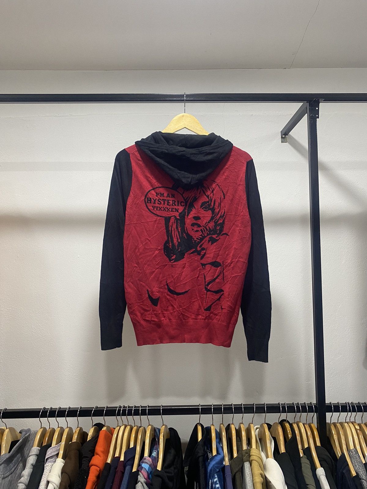 Hysteric Glamour Hysteric Glamour Knit Zipper Hoodie Punk Lgb Size US M / EU 48-50 / 2 - 2 Thumbnail