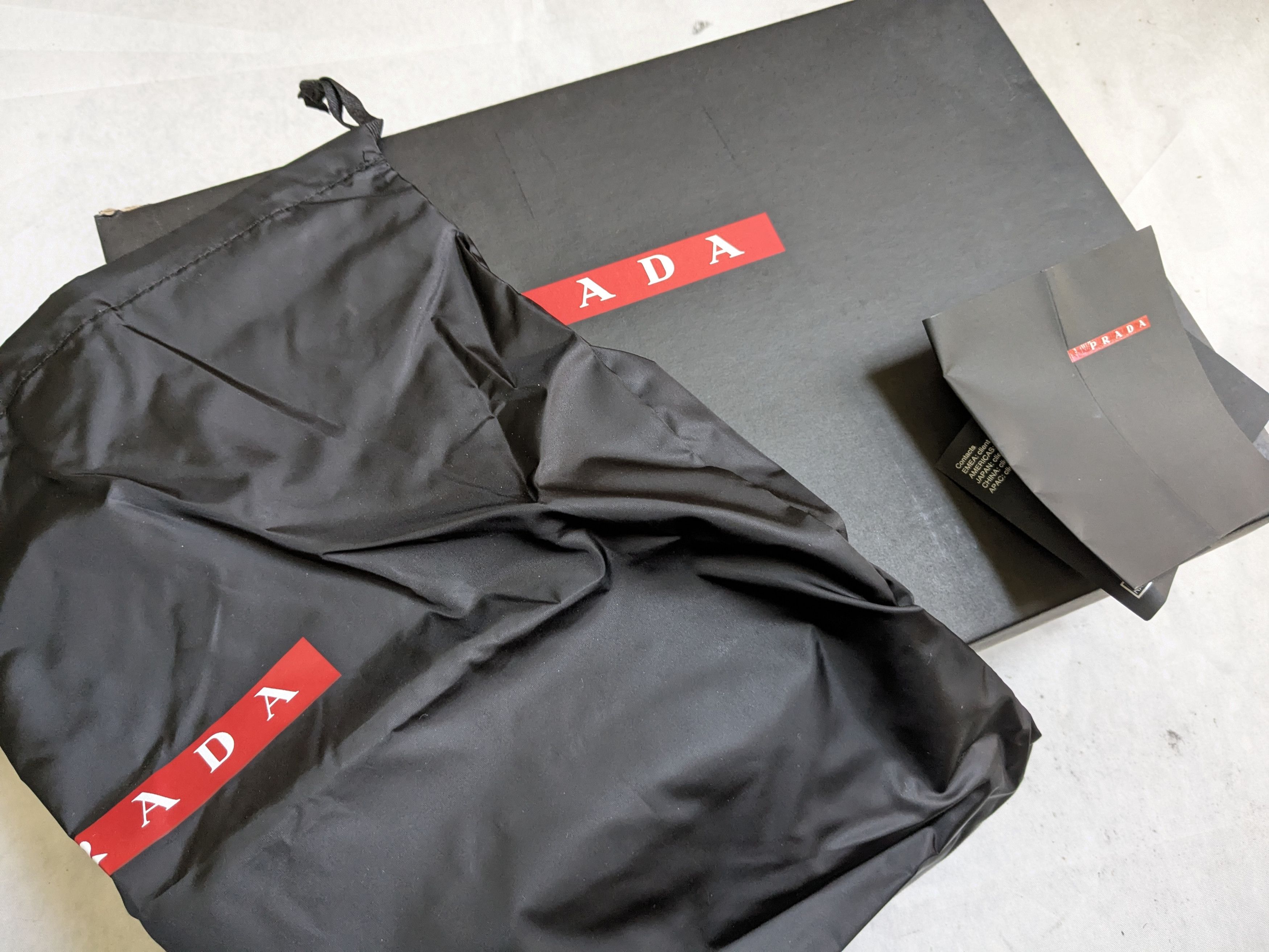 Prada Prada America's Cup Sneakers Navy Blue Black 10 Red Low Size US 10 / EU 43 - 21 Thumbnail