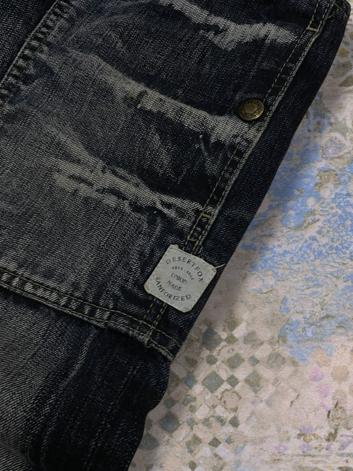 PPFM Vintage Authentic Og Designer Japan PPFM World War Denim Size US 31 - 8 Thumbnail