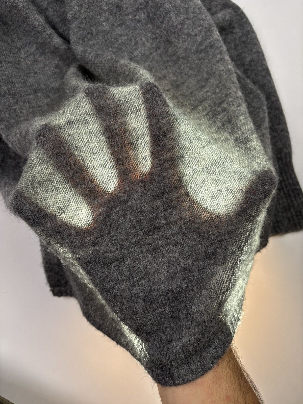Rick Owens F/W 2009 crust Baby royal alpaca and merino sweater Size US S / EU 44-46 / 1 - 3 Thumbnail