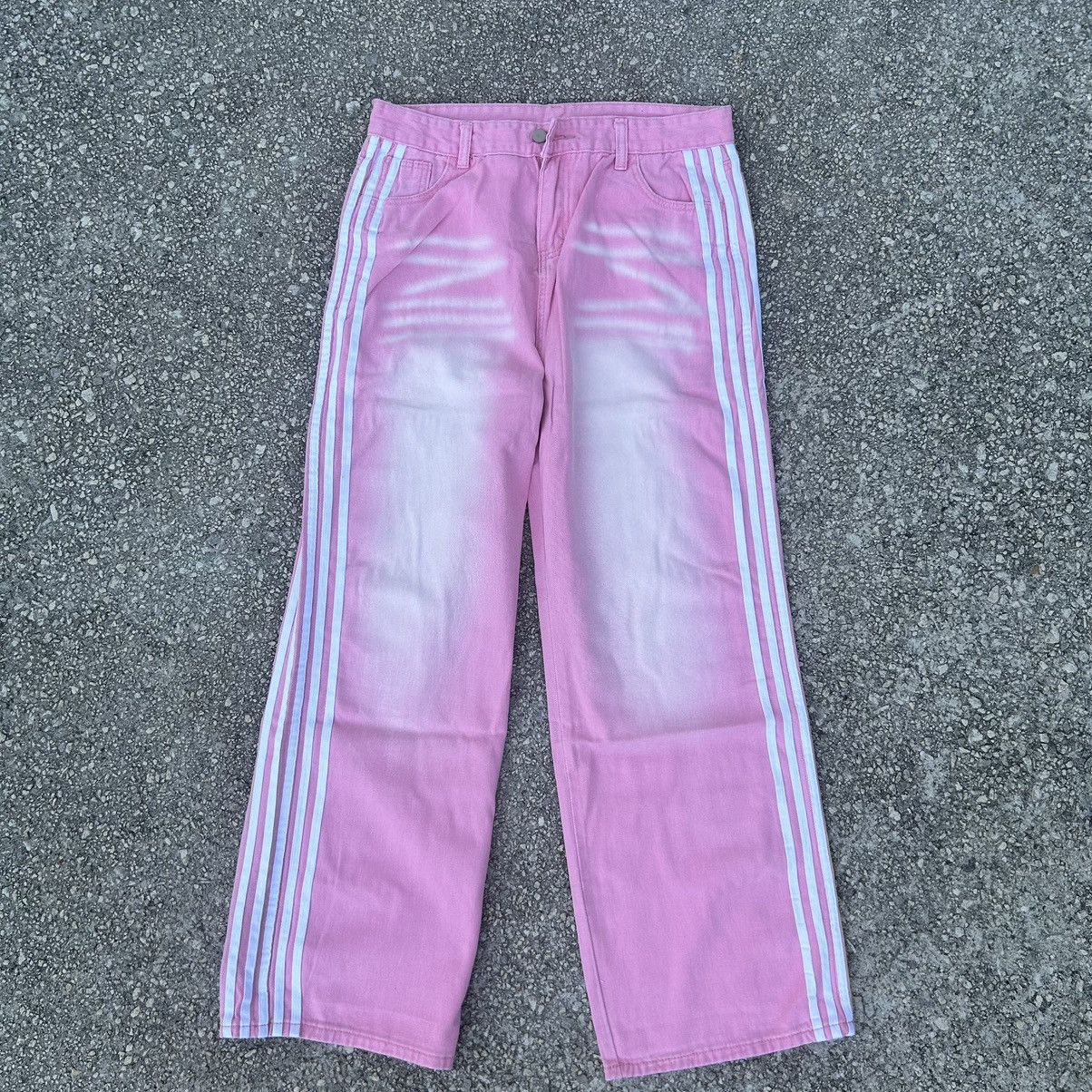 Striped jeans