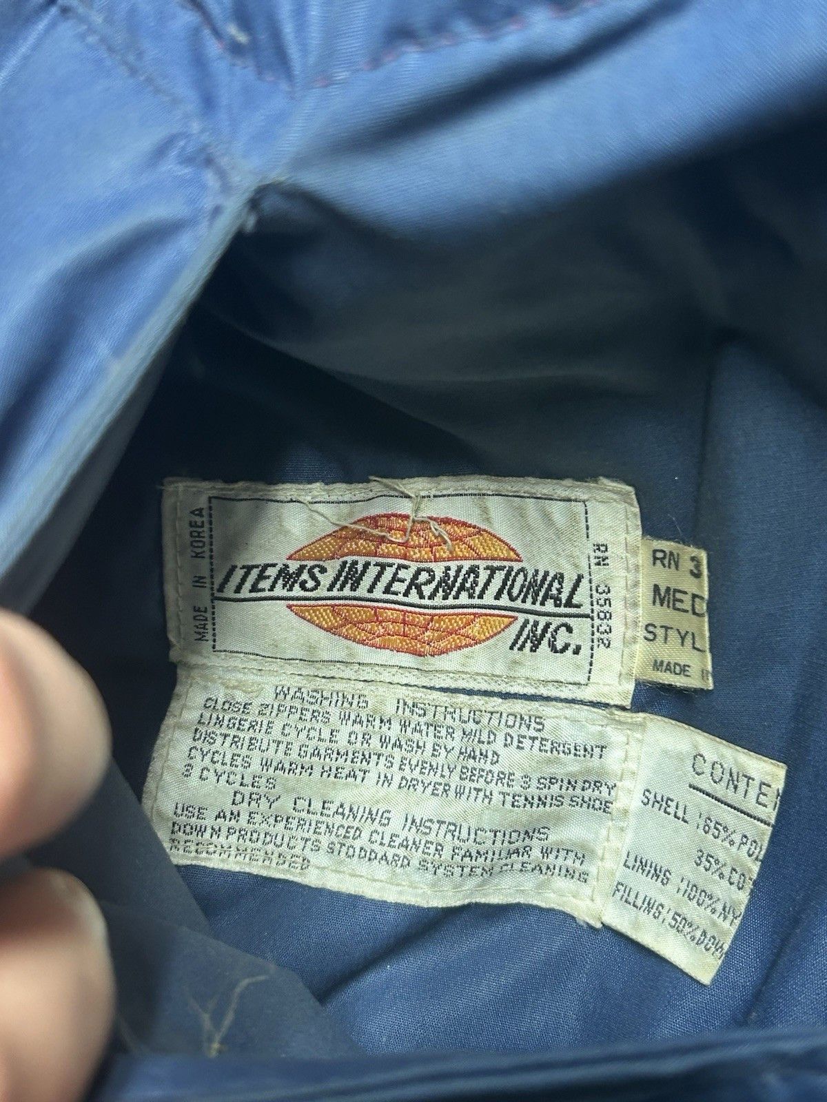 Vintage 80s down filled puffer vest jacket poly cotton reversible M Size US M / EU 48-50 / 2 - 4 Thumbnail