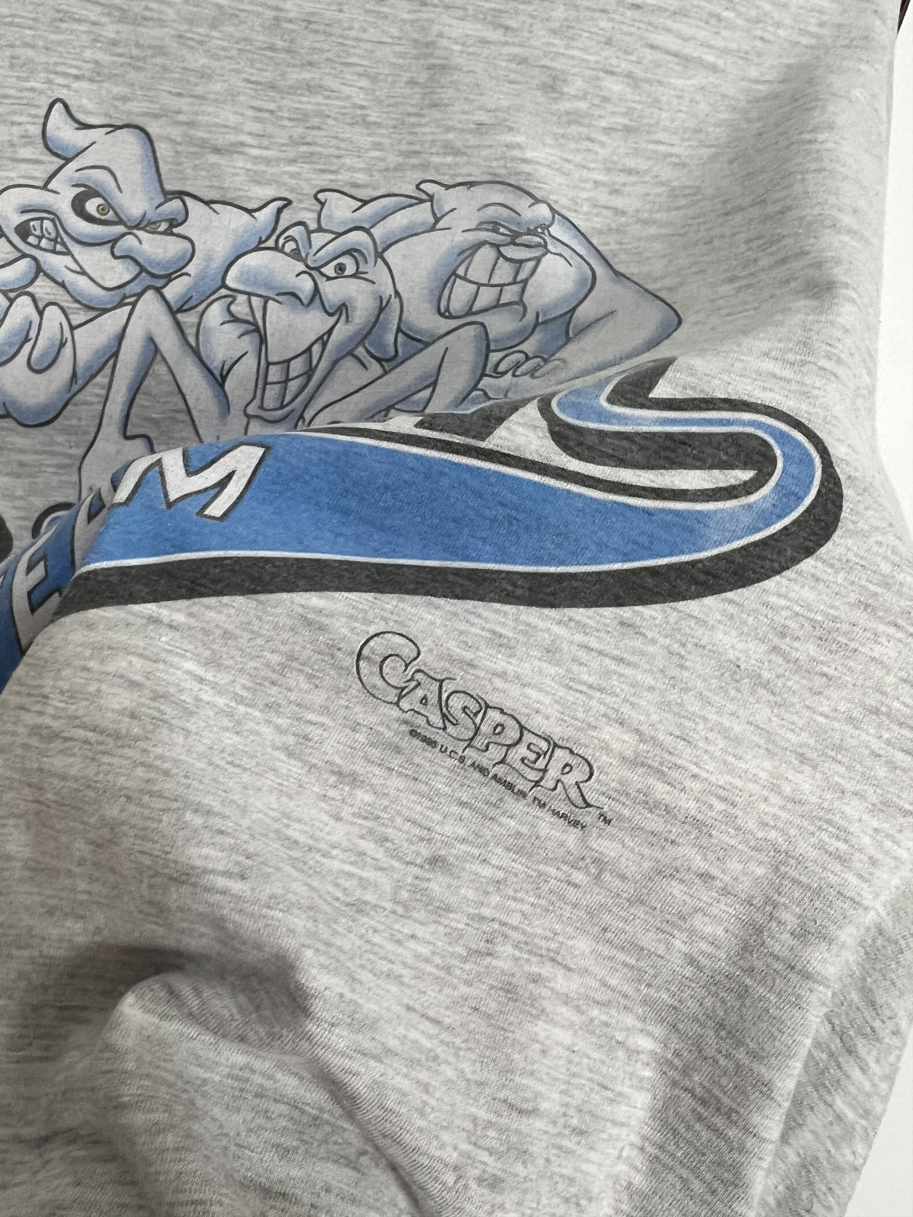 Vintage Casper The Ghost Shirt Over Print Tee Movie Cartoons Size US XL / EU 56 / 4 - 4 Thumbnail