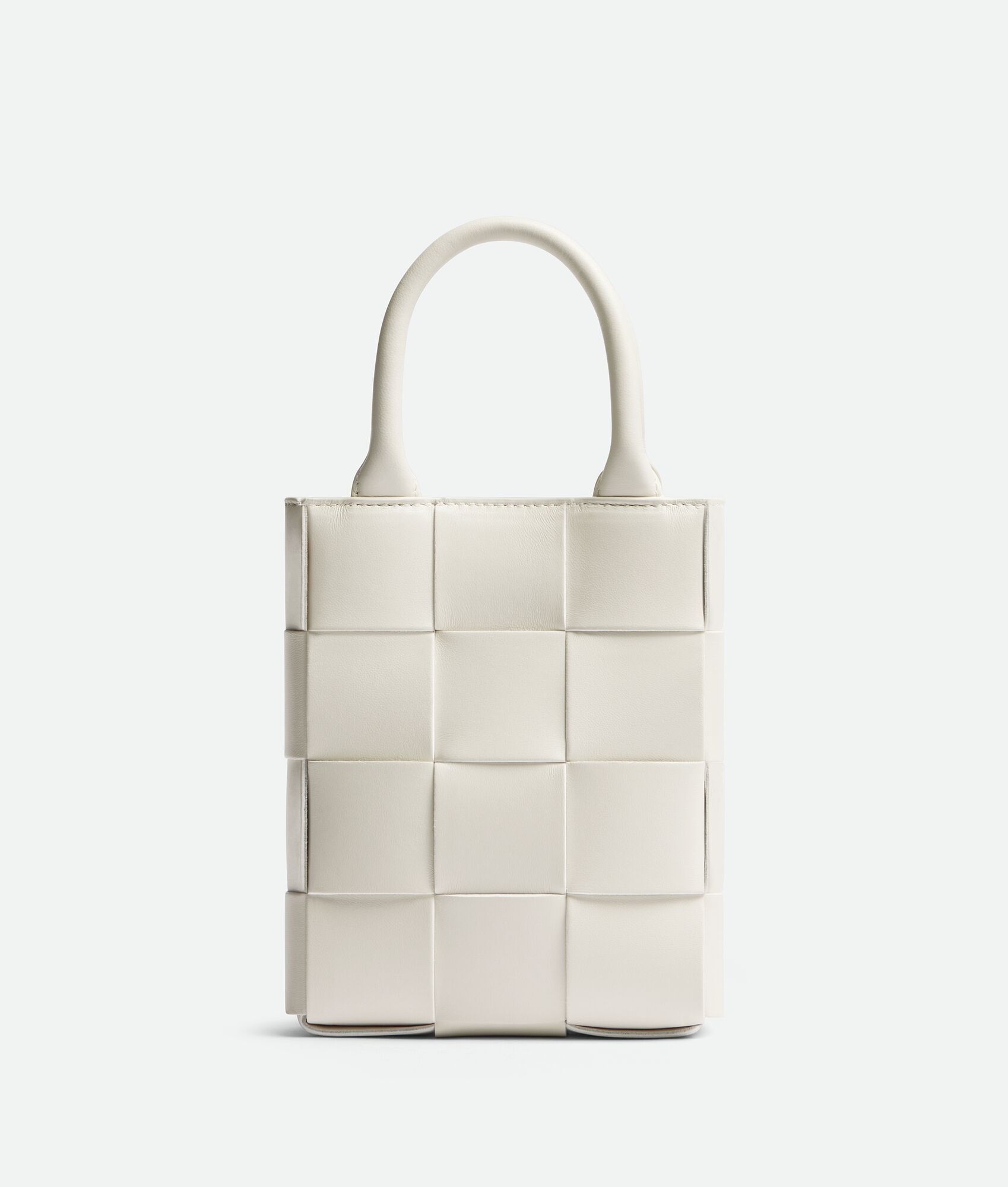 Bottega Veneta o1n1vont0325 Size: OS / Unisex Mini Cassette Tote Bag White Size ONE SIZE - 1 Thumbnail