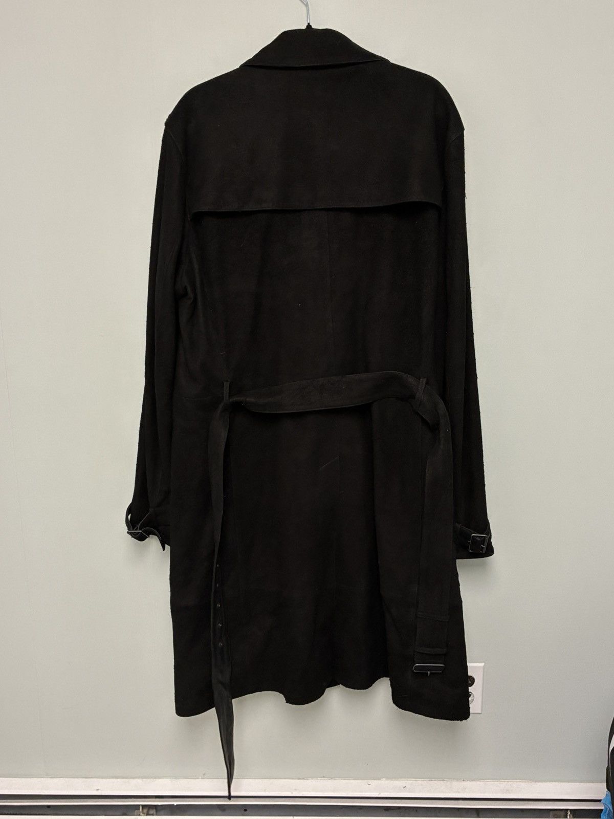 John Varvatos Suede Trench Coat EU 58 USA 48 Size US XXL / EU 58 / 5 - 12 Thumbnail