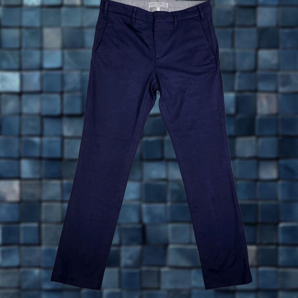 Neiman Marcus VINTAGE NEIMAN MARCUS Men's Navy Blue Dress Pants 32 Size US 32 / EU 48 - 1 Thumbnail