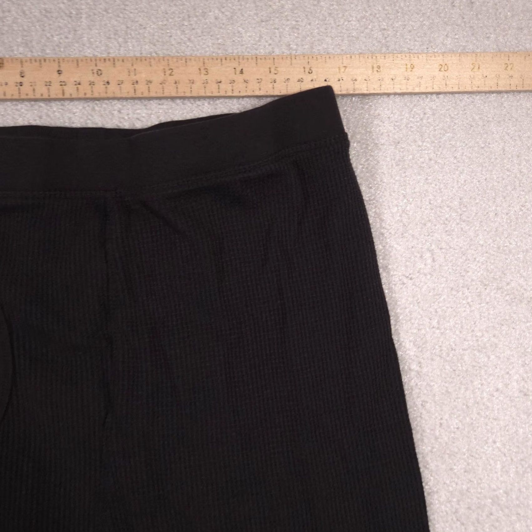 Vintage HEAD Thermal Underwear Pants Mens XL Black Long Johns Base Layer Knit Jersey Cotton Polyester Thermal Size US 36 / EU 52 - 5 Thumbnail
