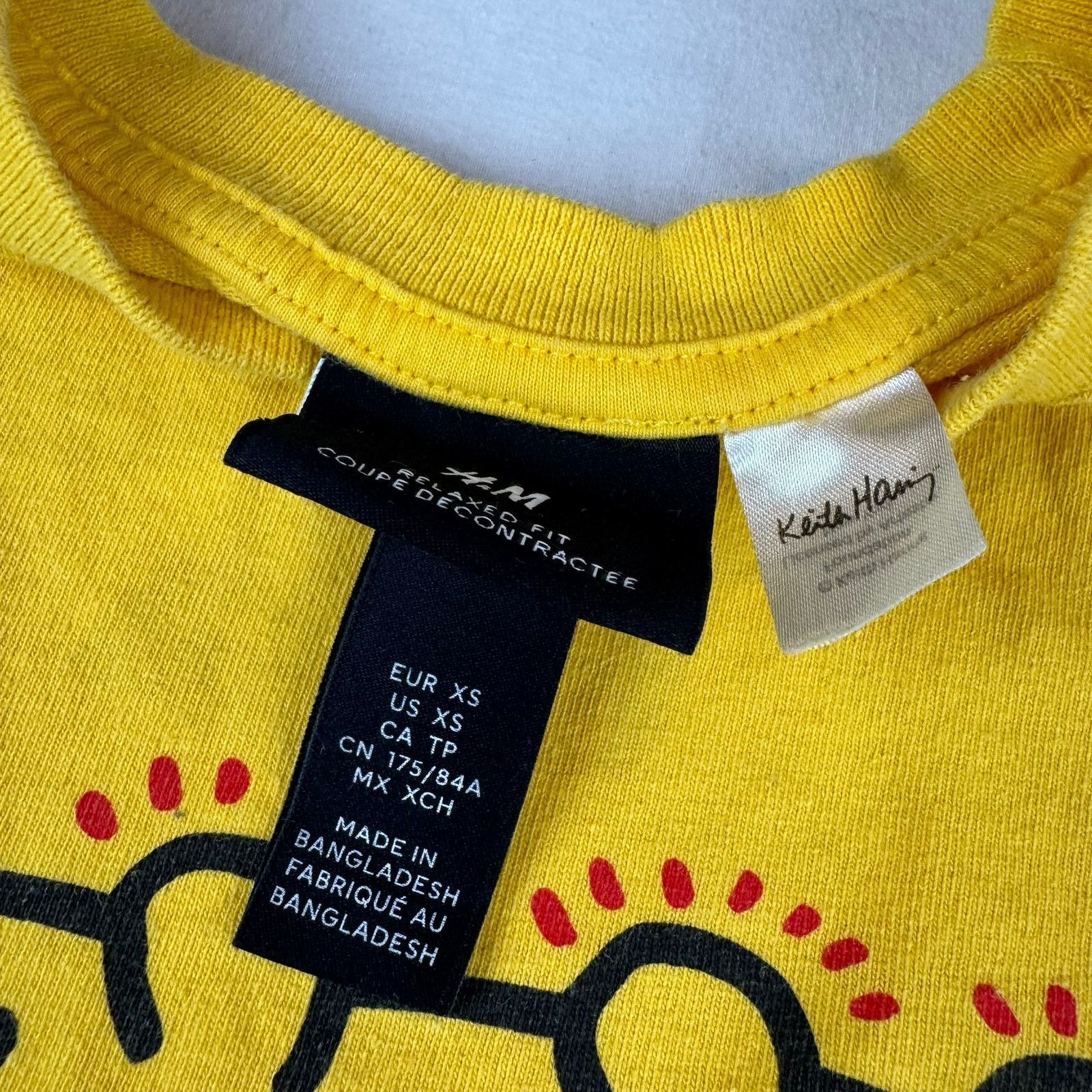 Keith Haring Keith Haring x H&M Limited Edition T Shirt - Size XS Size US XS / EU 42 / 0 - 3 Thumbnail