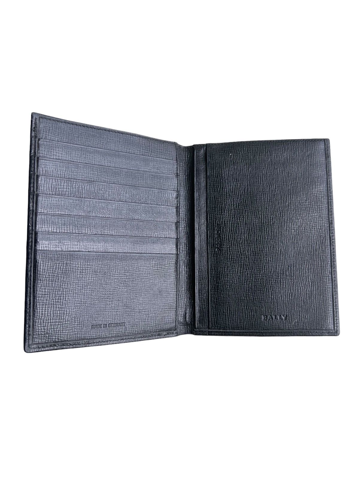 Bally OG Bally Minimal Black Leather Utility Passport & Wallets Size ONE SIZE - 1 Thumbnail
