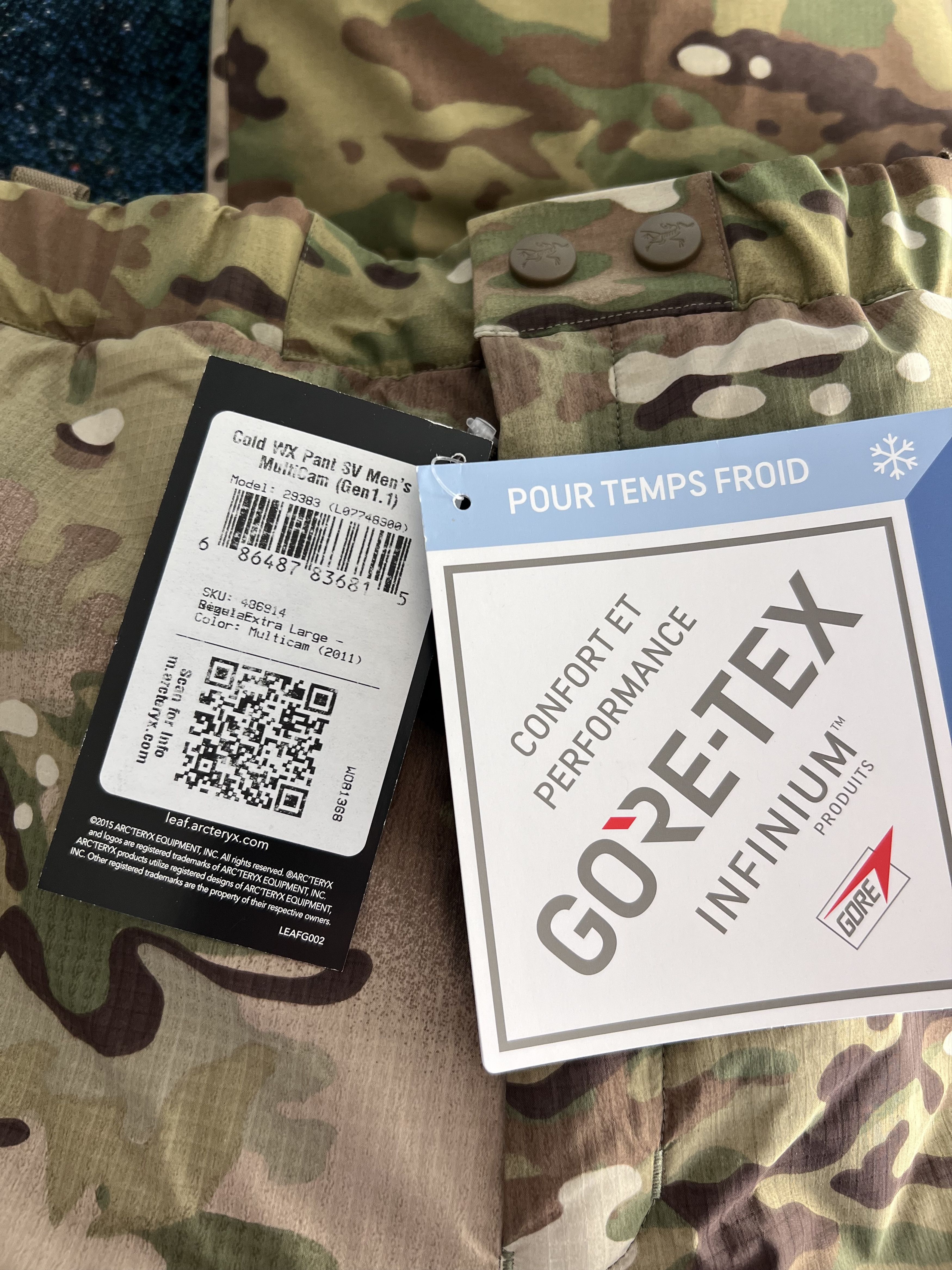 Arc'teryx Arc'Teryx Leaf Cold WX Pants SV Gen 1.1 in Multicam Size US 36 / EU 52 - 9 Thumbnail