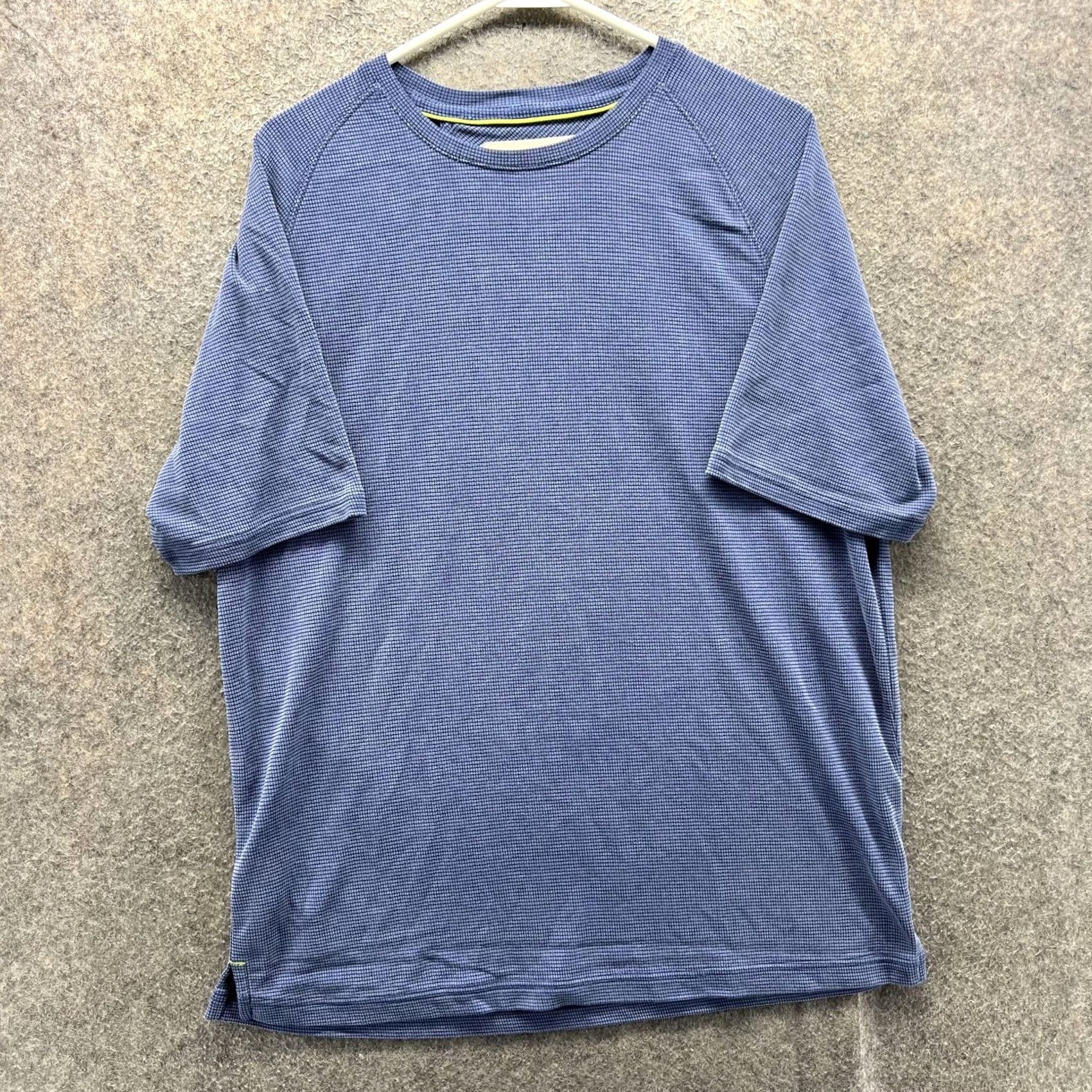 Tommy Bahama Tommy Bahama Shirt Mens Medium Blue Geometric Knit Short Sleeve Crew Neck Tee Size US M / EU 48-50 / 2 - 2 Thumbnail