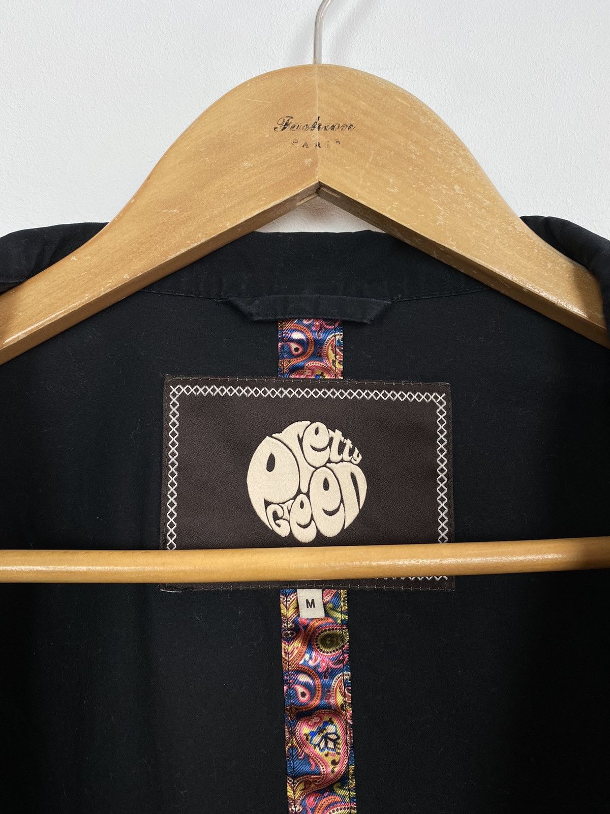 Pretty Green Pretty Green Full Zip Long Sleeve Cotton Jacket Size M Black Size US M / EU 48-50 / 2 - 6 Thumbnail
