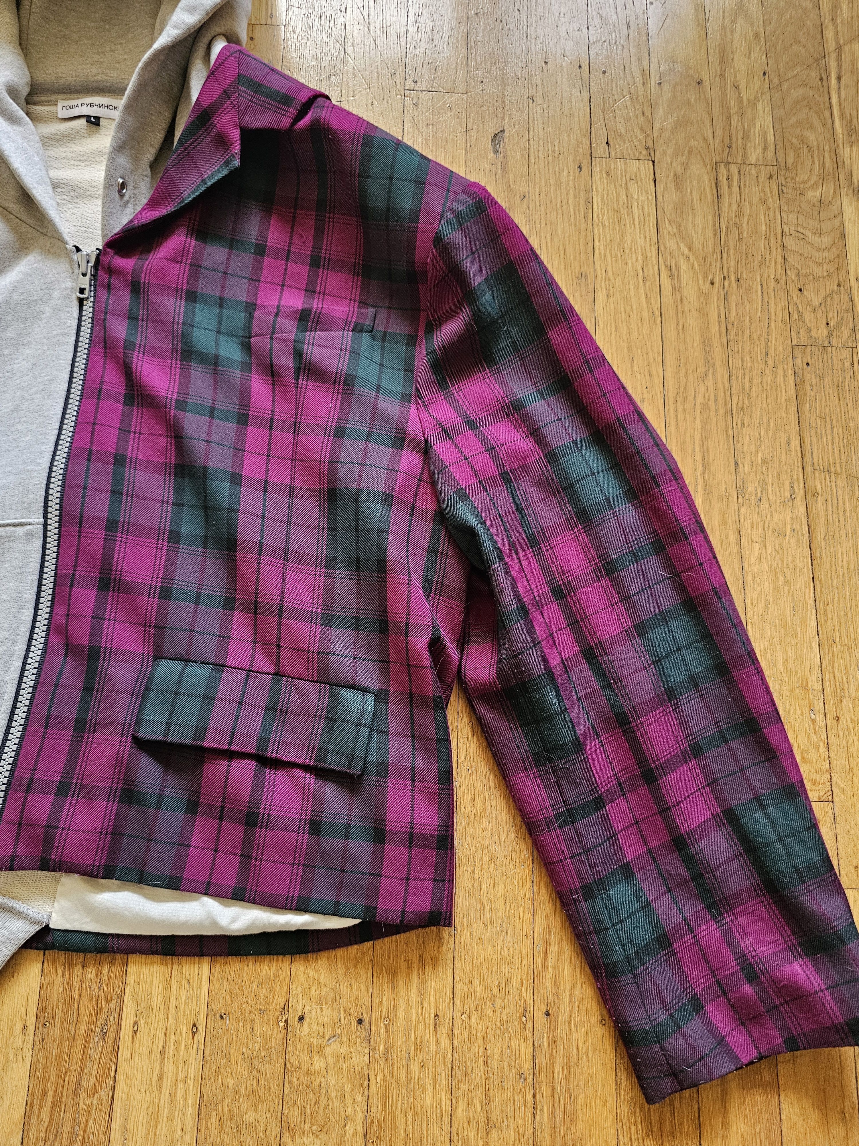 Gosha Rubchinskiy Gosha Rubchinsky Hybrid Hoodie Blazer Size US L / EU 52-54 / 3 - 7 Thumbnail