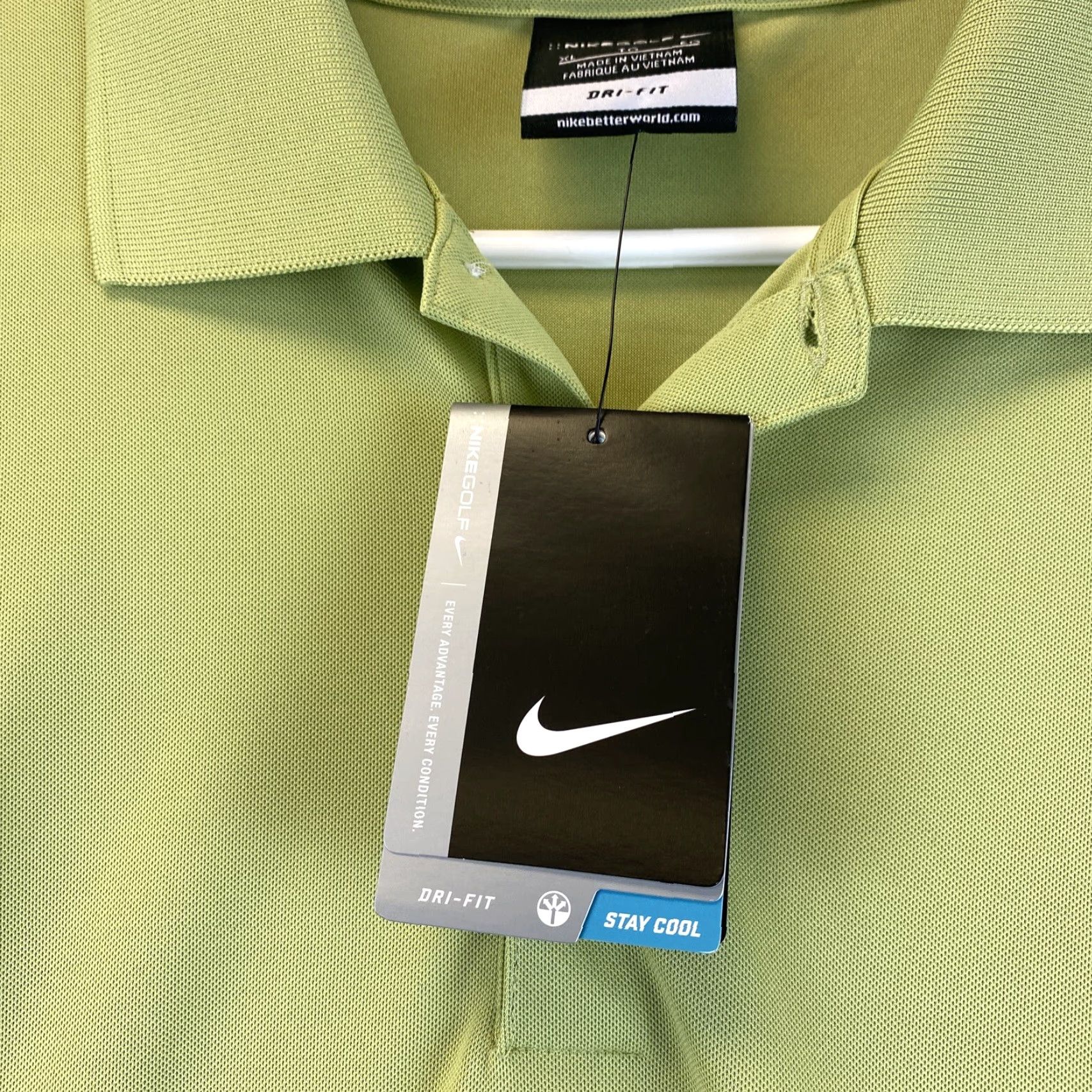 Nike NIKE Golf Polo Shirt Adult XL Green Short Sleeve Men 55-17 Size US XL / EU 56 / 4 - 5 Thumbnail