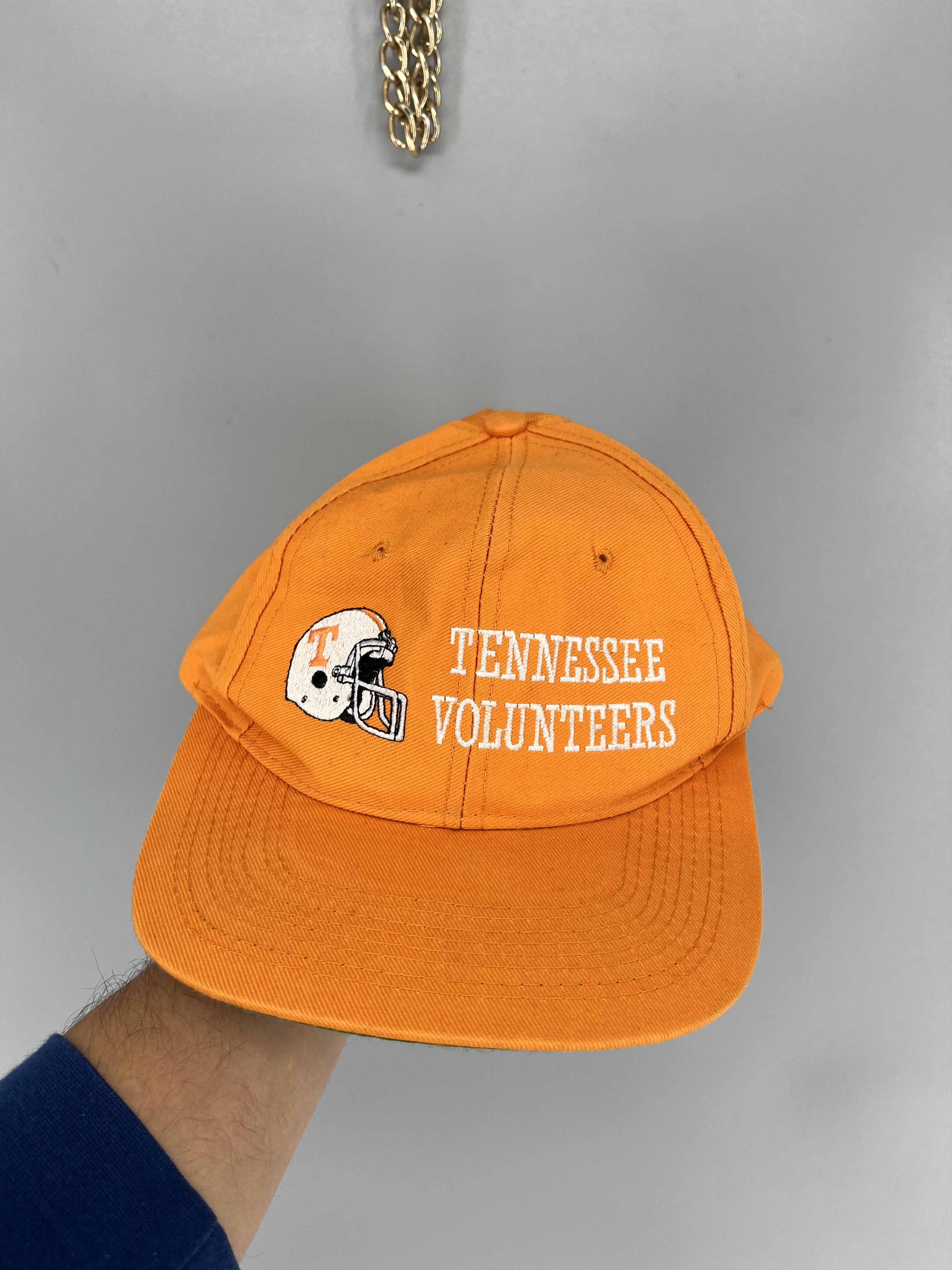 Vintage Tennessee Volunteers Hat NCAA Orange Hat Adjustable Size ONE SIZE - 1 Thumbnail