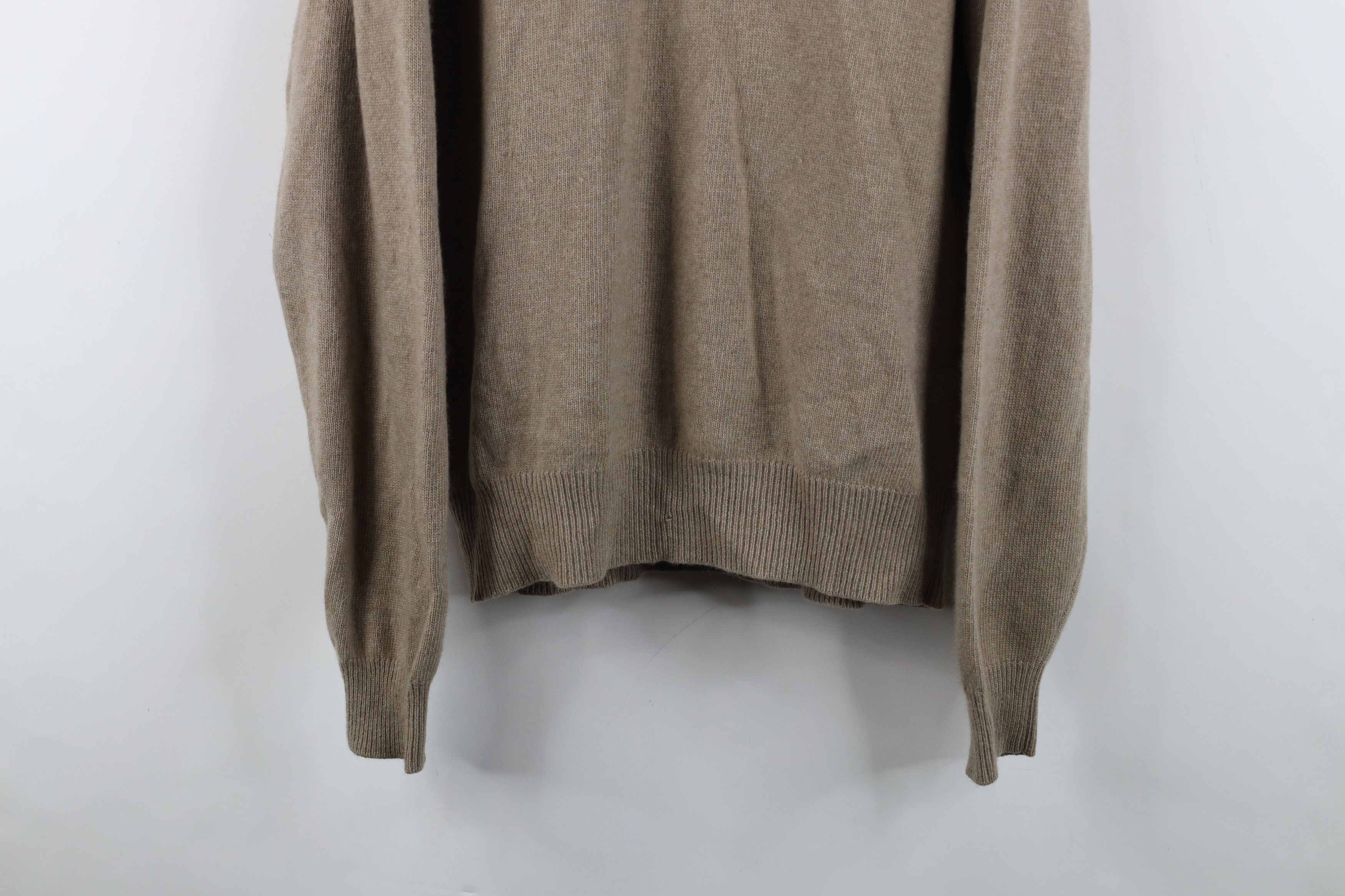 Vintage Vintage 80s 90s Streetwear Blank Soft Cashmere Knit Sweater Size US L / EU 52-54 / 3 - 3 Thumbnail