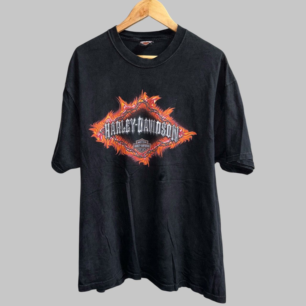 Harley Davidson RK Stratman Edmonton Canada Tee Size US XL / EU 56 / 4 - 2 Thumbnail