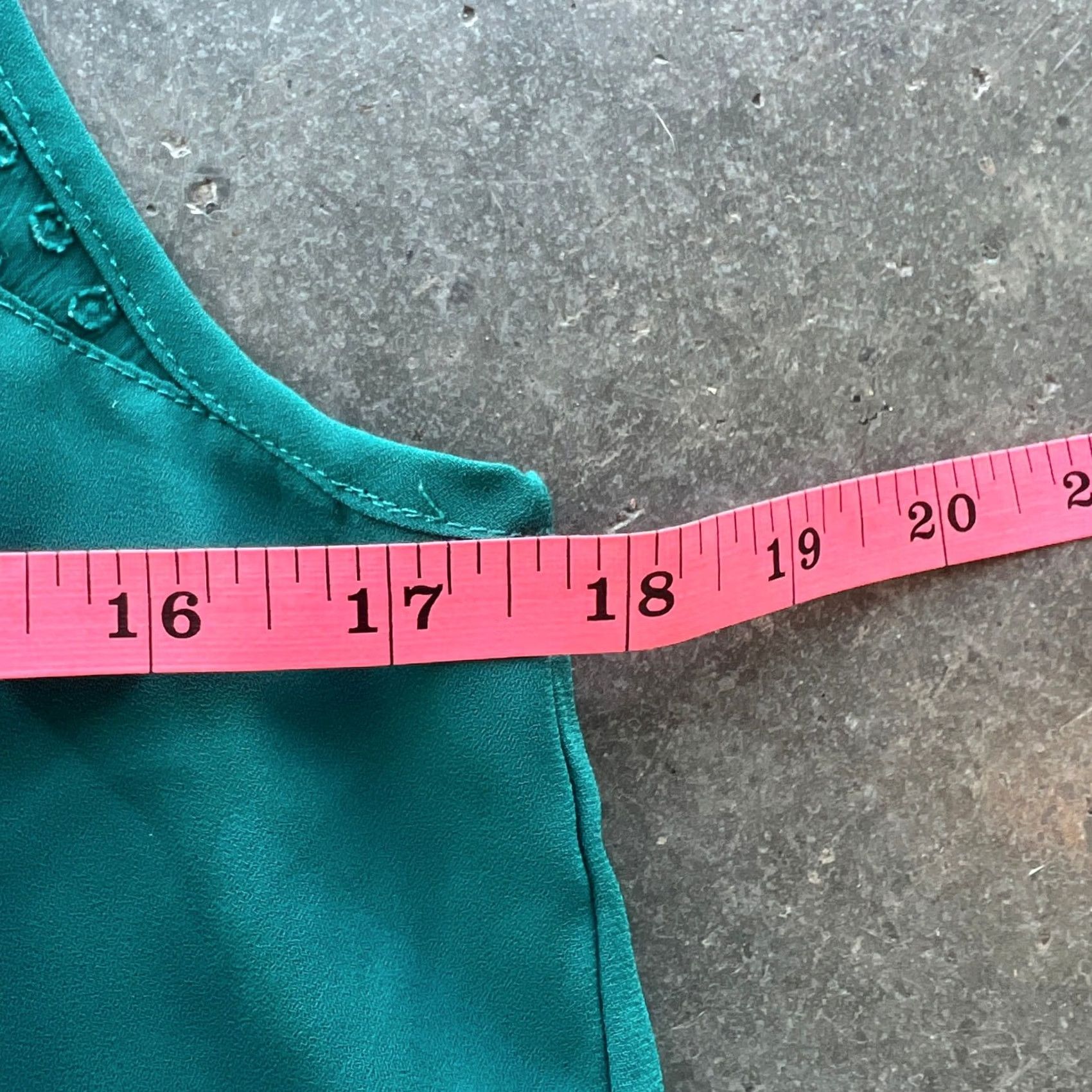 Anthropologie VINTAGE Maeve by Anthropologie Chiffon Split Neck Hi-Low Teal Blouse Women 2 Shirt Sleeveless Size XS / US 0-2 / IT 36-38 - 4 Thumbnail