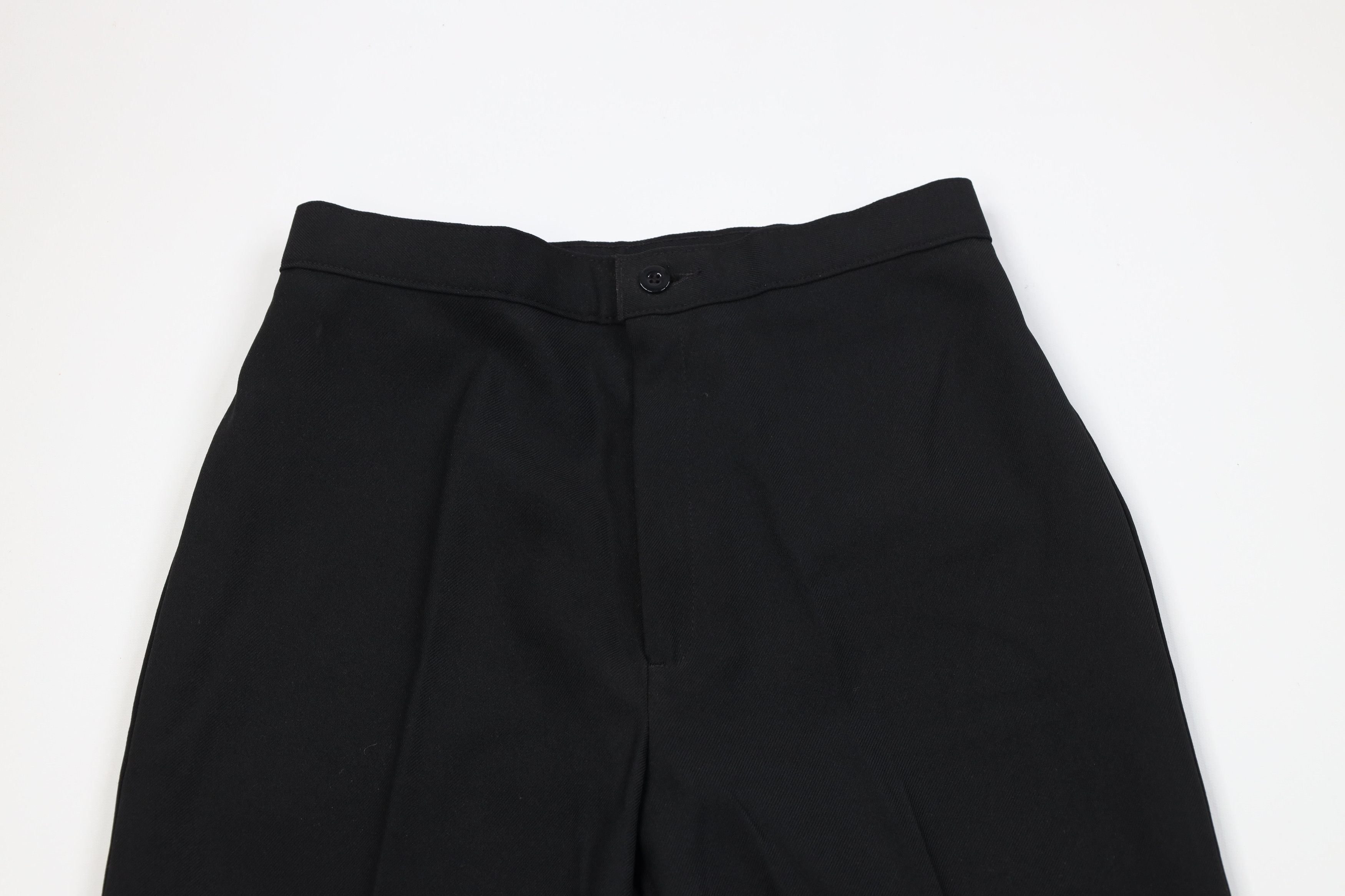 Levi's Vintage 70s 80s Levis Knit Flared Wide Leg Pants Black USA Size 36" / US 14 / IT 50 - 2 Thumbnail