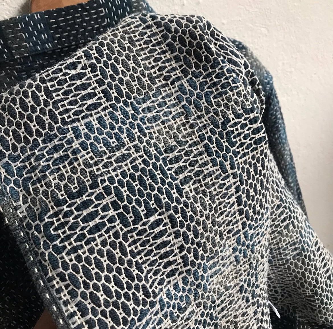 Studio D'Artisan STUDIO D'ARTISAN NORAGI SASHIKO SHIRT Size US XXL / EU 58 / 5 - 10 Thumbnail