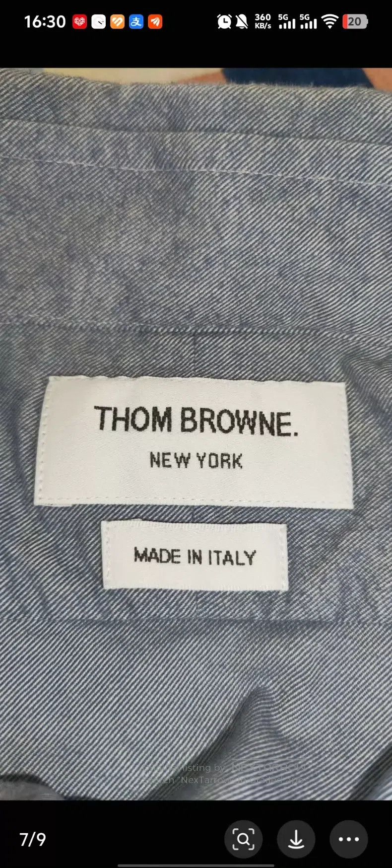 Thom Browne Thom Browne Casual Long Sleeve Shirt Size US M / EU 48-50 / 2 - 3 Thumbnail