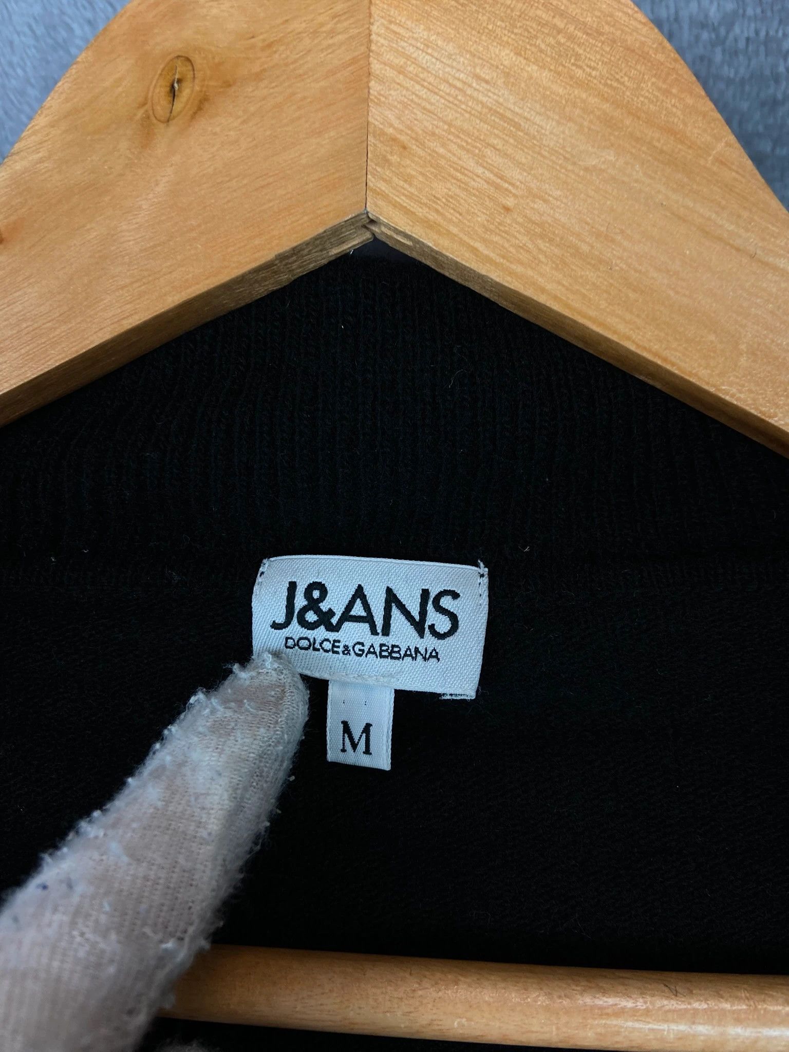Dolce & Gabbana Sweater Dolce & Gabbana black knit high end slim fit Size M / US 6-8 / IT 42-44 - 3 Thumbnail