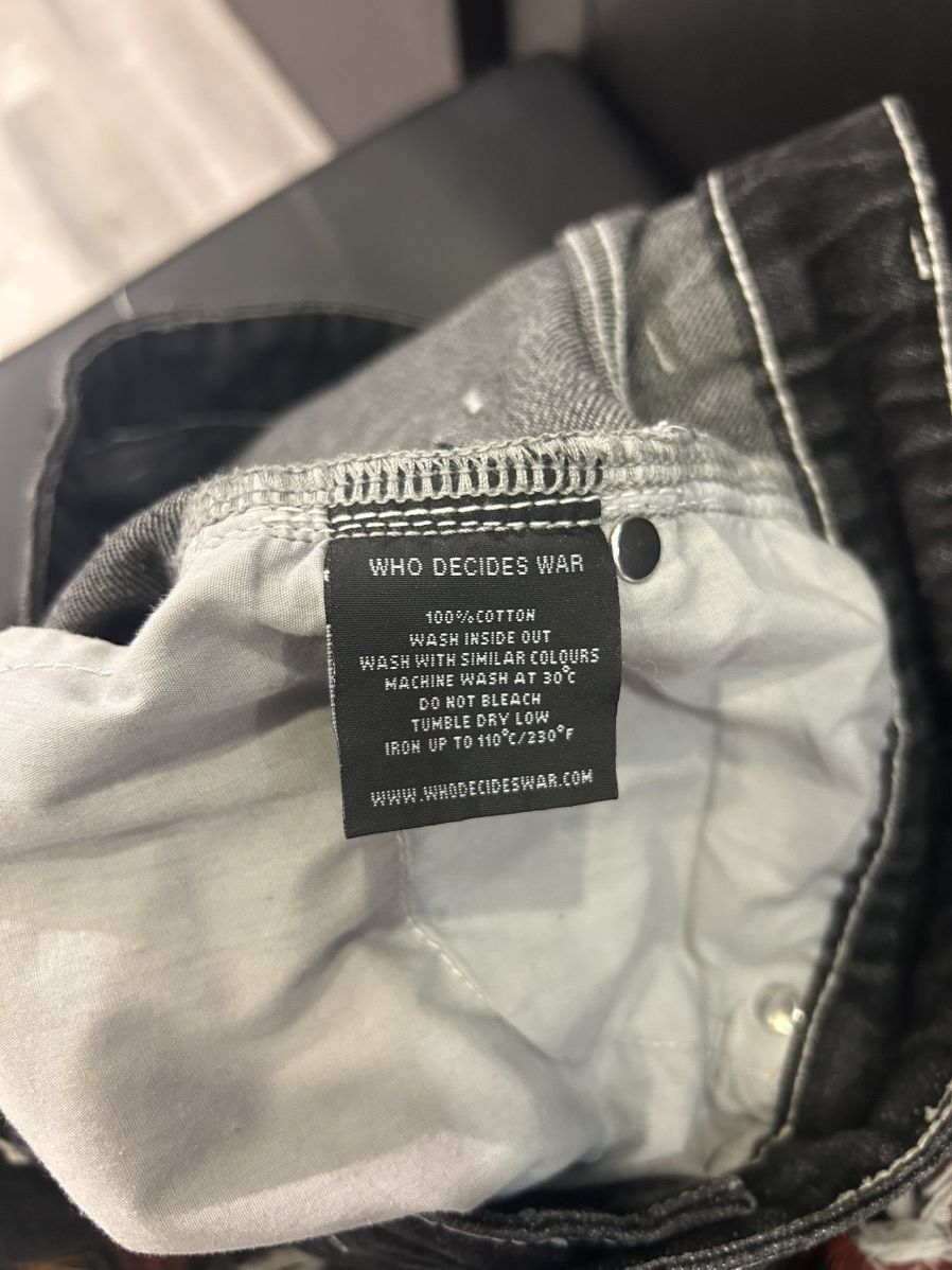 Who Decides War Who Decides War All Over Embroidered Jeans Size US 32 / EU 48 - 6 Thumbnail