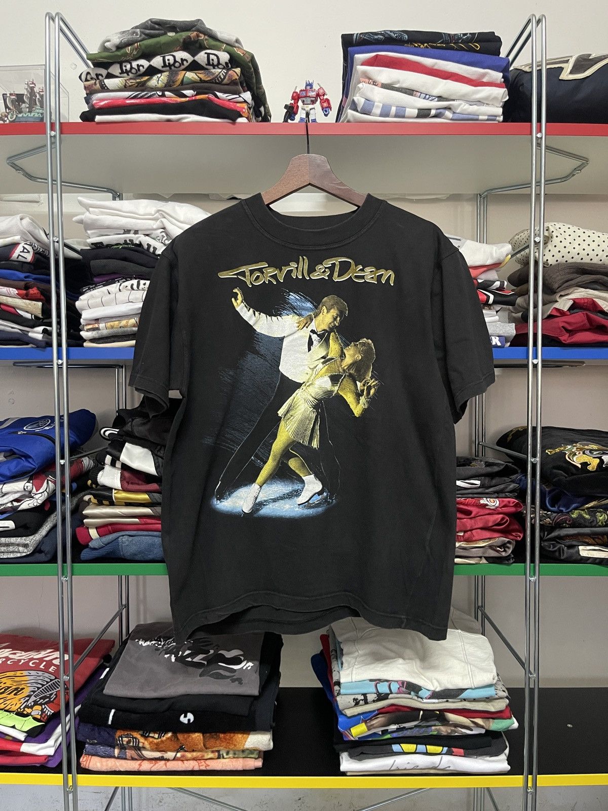 Vintage Vintage 90s Torvill & Dean Ice Dance Tour Graphic Tee Size US M / EU 48-50 / 2 - 1 Thumbnail